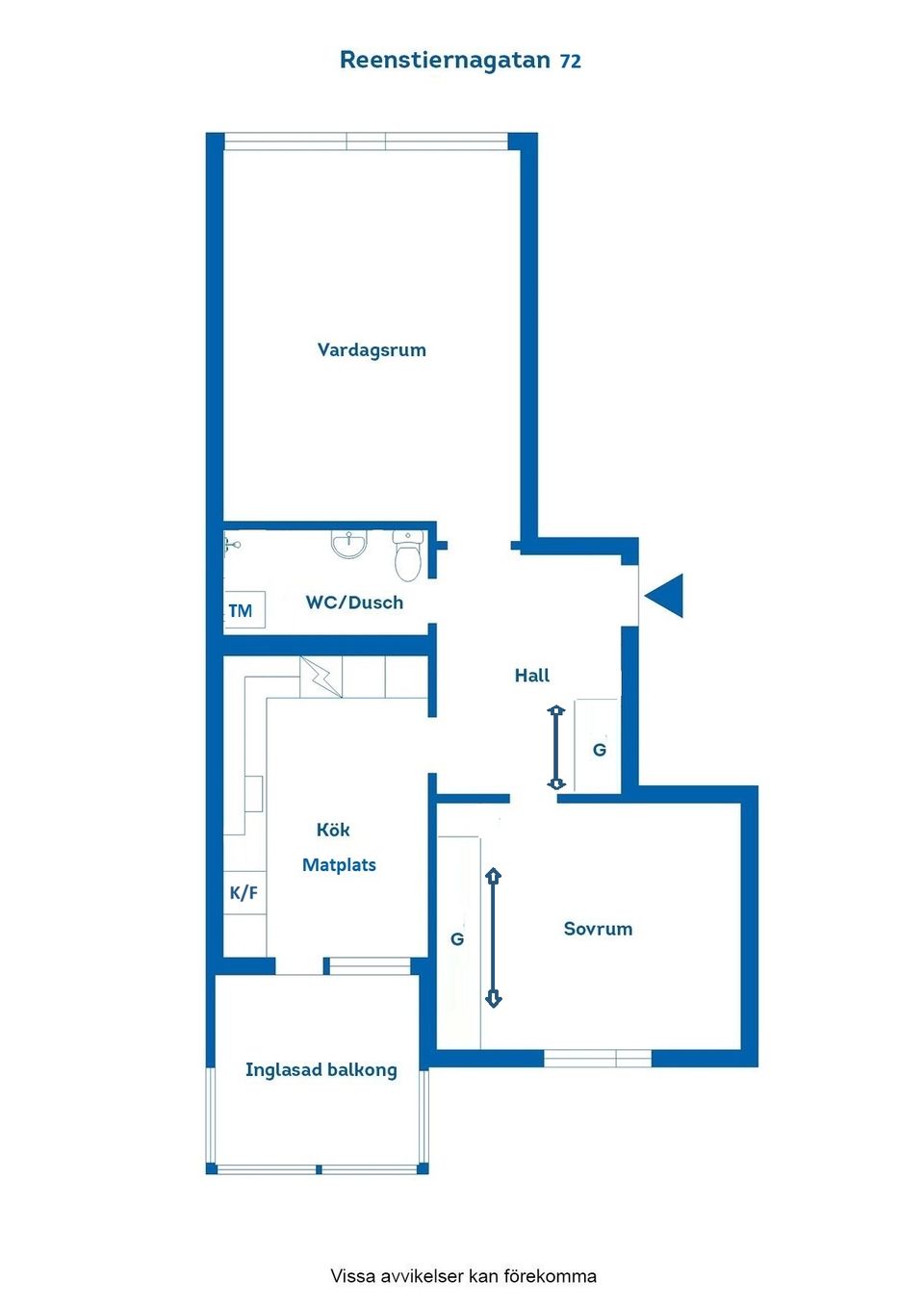 Bostadsrätt, Reenstiernagatan 72, Eneby, Norrköping