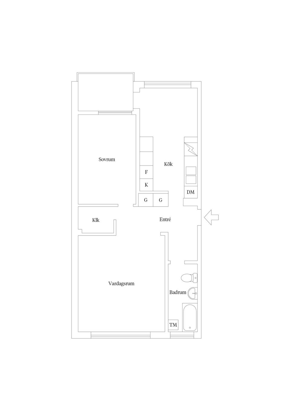 Bostadsrätt, Djurängsvägen 39C, Djurängen, Kalmar