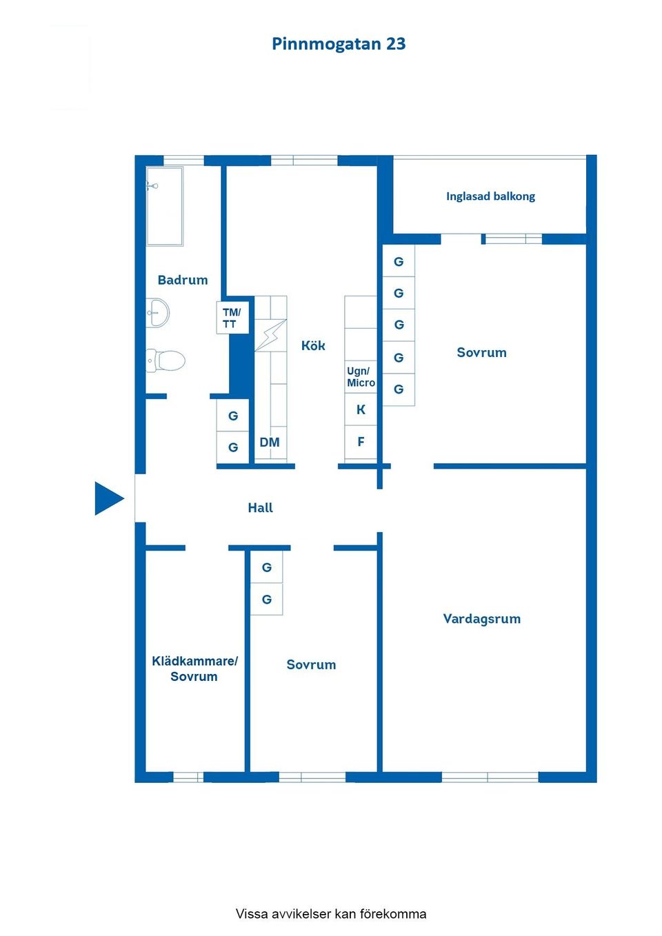 Bostadsrätt, Pinnmogatan 23, Vilbergen, Norrköping