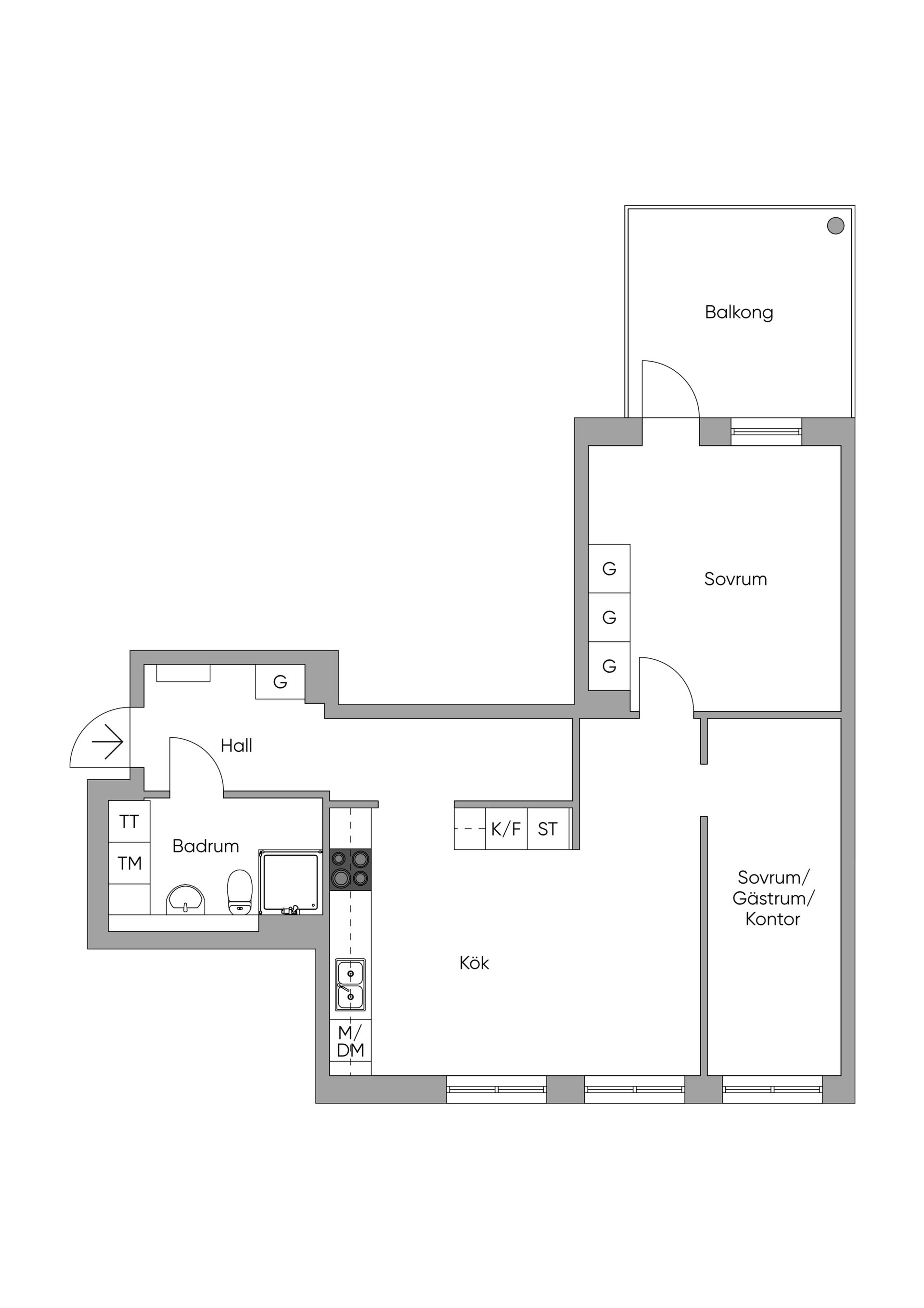 Bostadsrätt, Dalarövägen 21, Trångsund, Huddinge