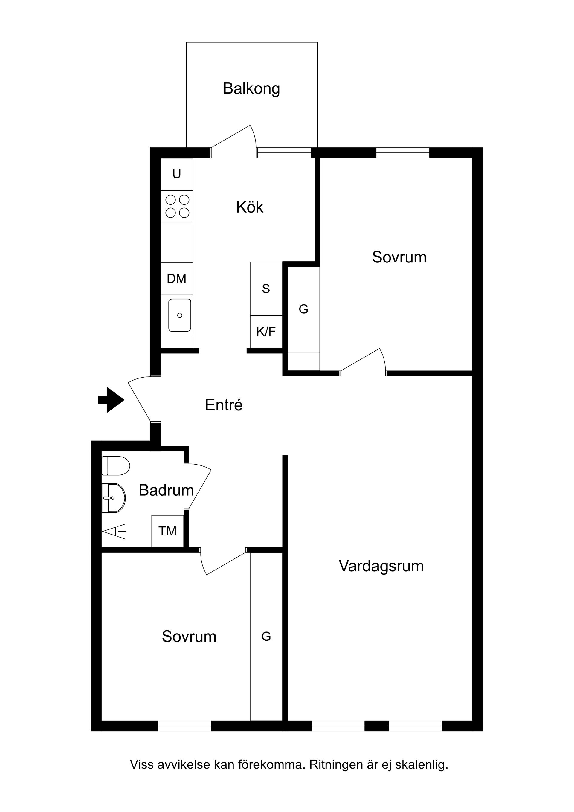 Bostadsrätt, Granitvägen 26B, Söder/Hästhaga, Varberg