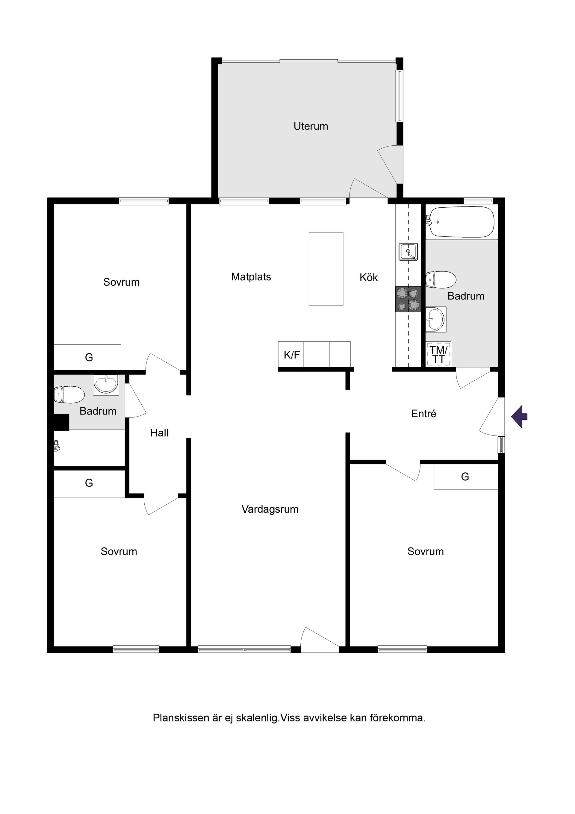 Bostadsrätt, Abborrvägen 73, Fyllinge, Halmstad