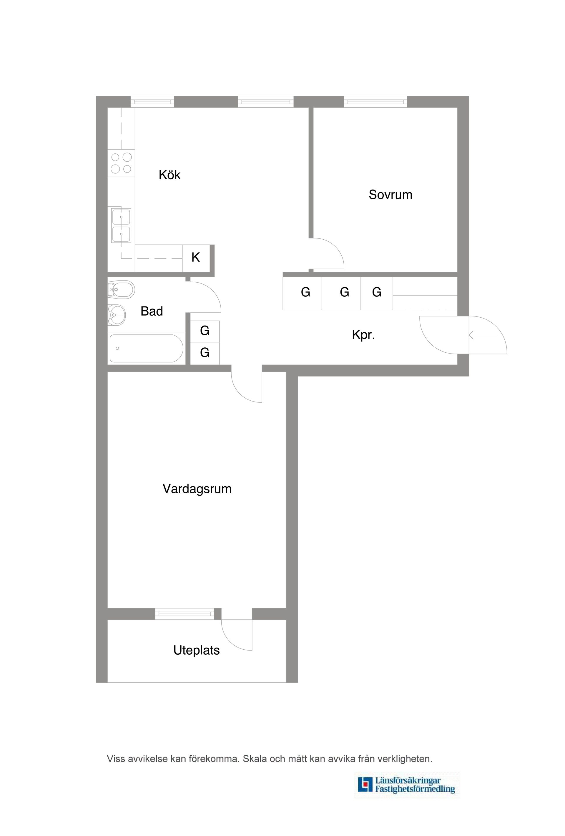 Bostadsrätt, Erlandsvägen 33B, Johannisdal, Köping