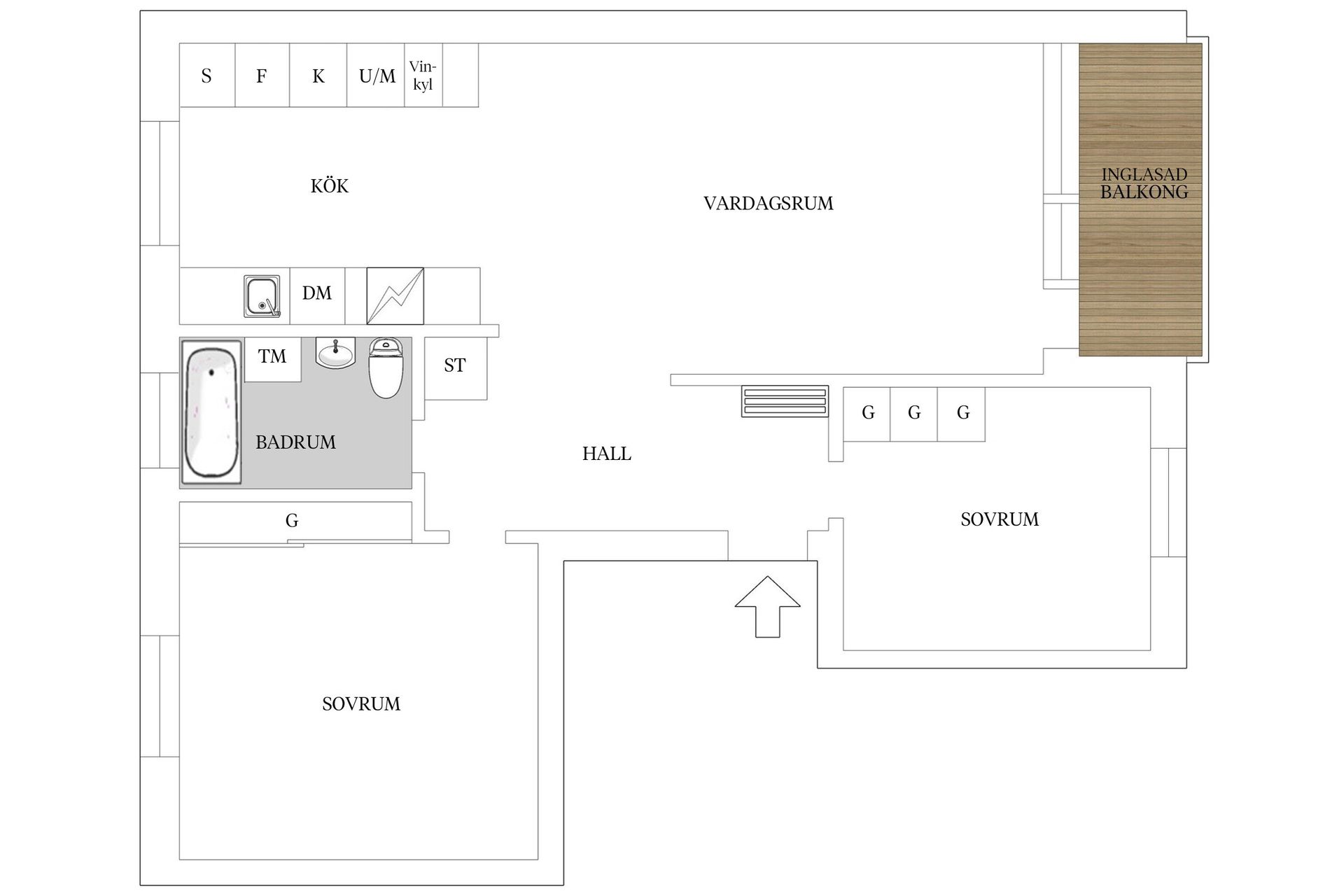 Bostadsrätt, Irisgatan 5F, Mölndal - Innerstaden, Mölndal