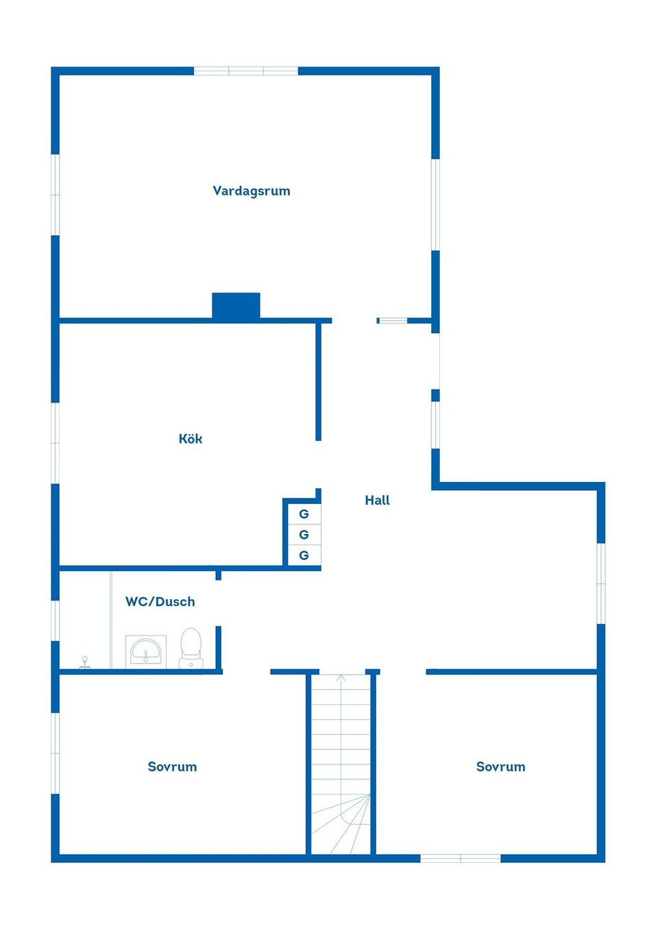 Villa, Brändvägen 39, Åberga, Orsa