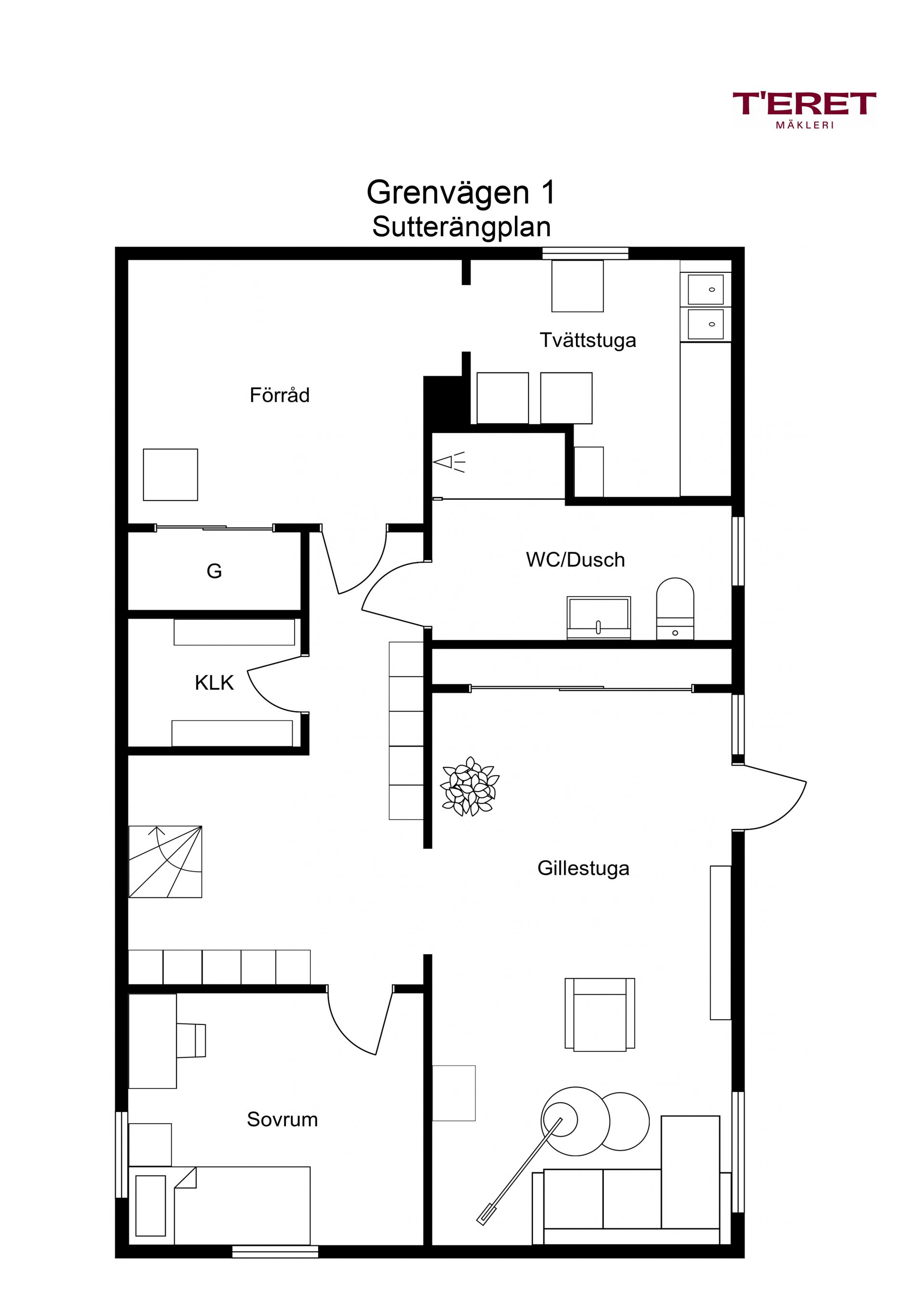 Villa, Grenvägen 1, Lucksta - Matfors, Sundsvall