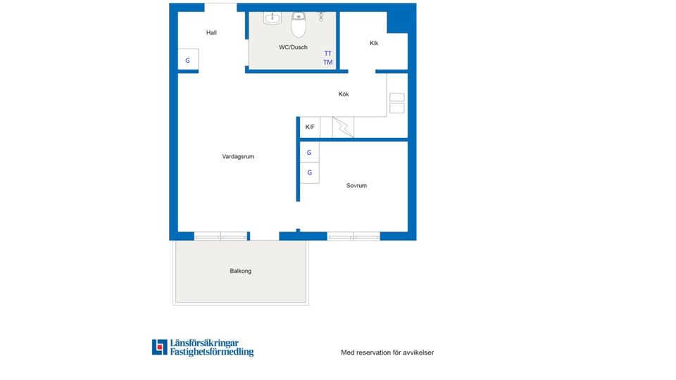 Bostadsrätt, Kyrkogatan 1E, Centralt, Eskilstuna