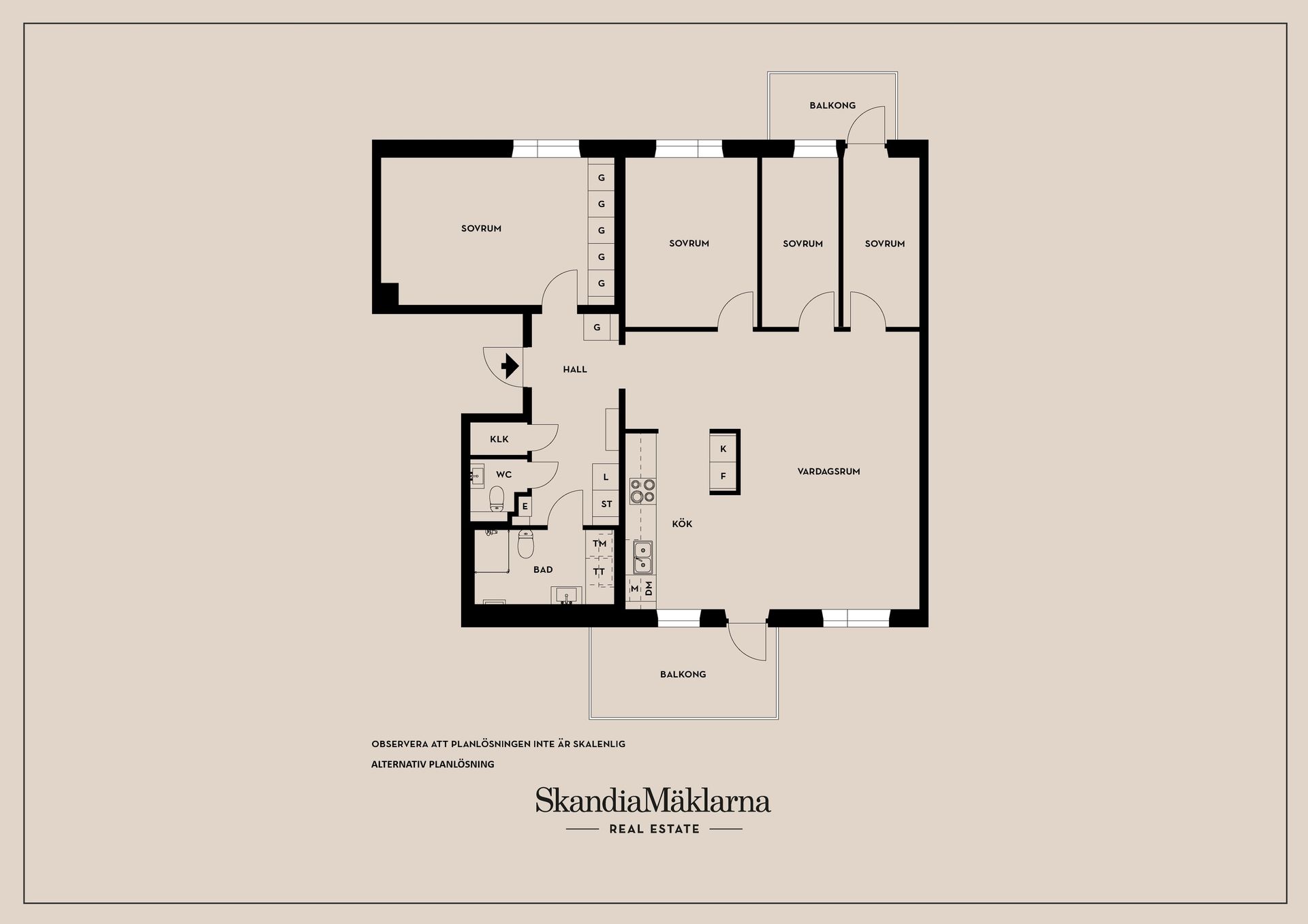 Bostadsrätt, Kallhällsleden 8B, våning 5, Kallhäll, Järfälla
