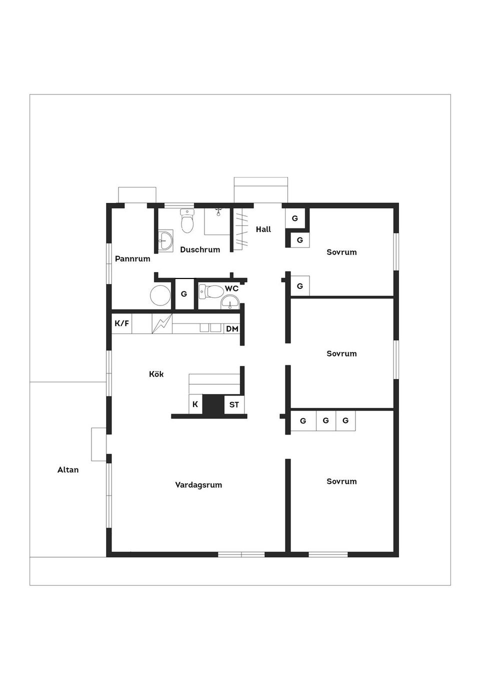 Villa, Myrvägen 8, Strömsbruk, Nordanstig