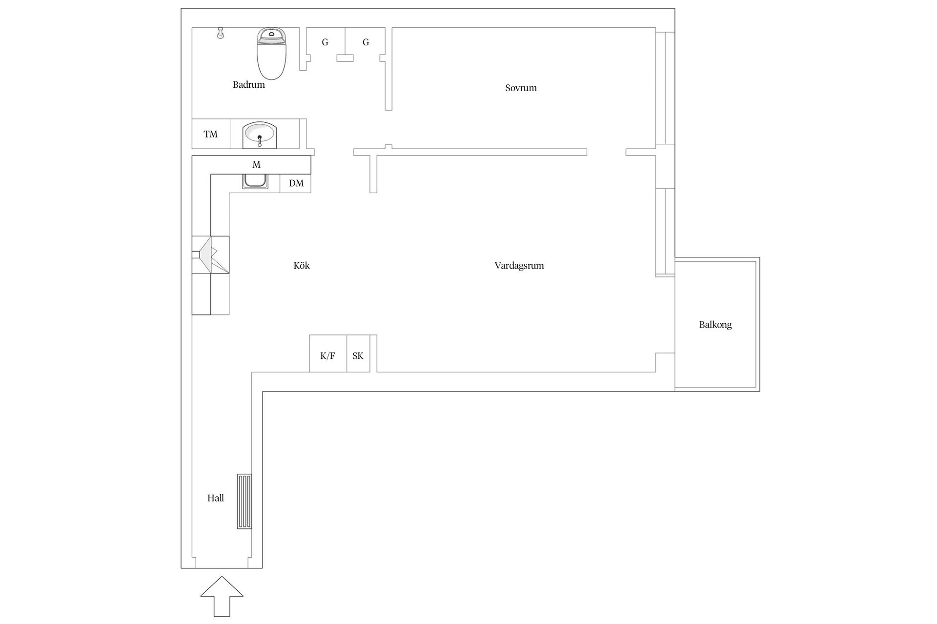 Bostadsrätt, Industrigatan 5, Kungsholmen - Fridhemsplan, Stockholm