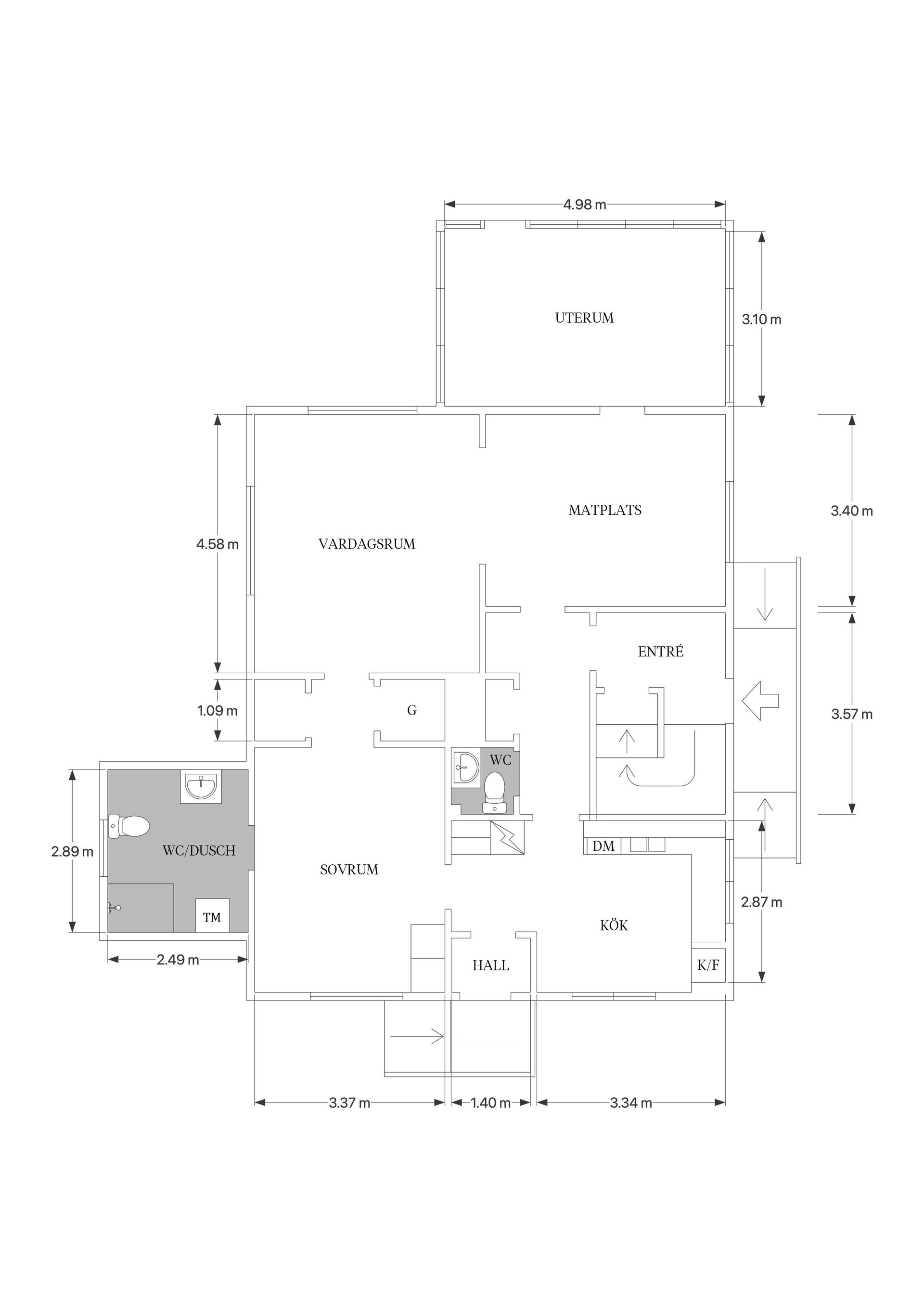Villa, Bergsvägen 8, Vessigebro, Falkenberg