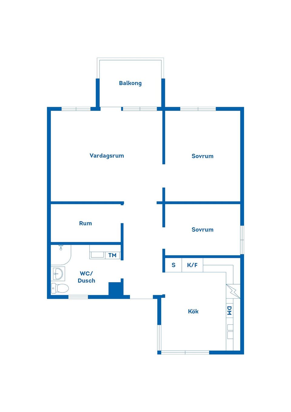 Bostadsrätt, Skolgatan 16F, Rättvik