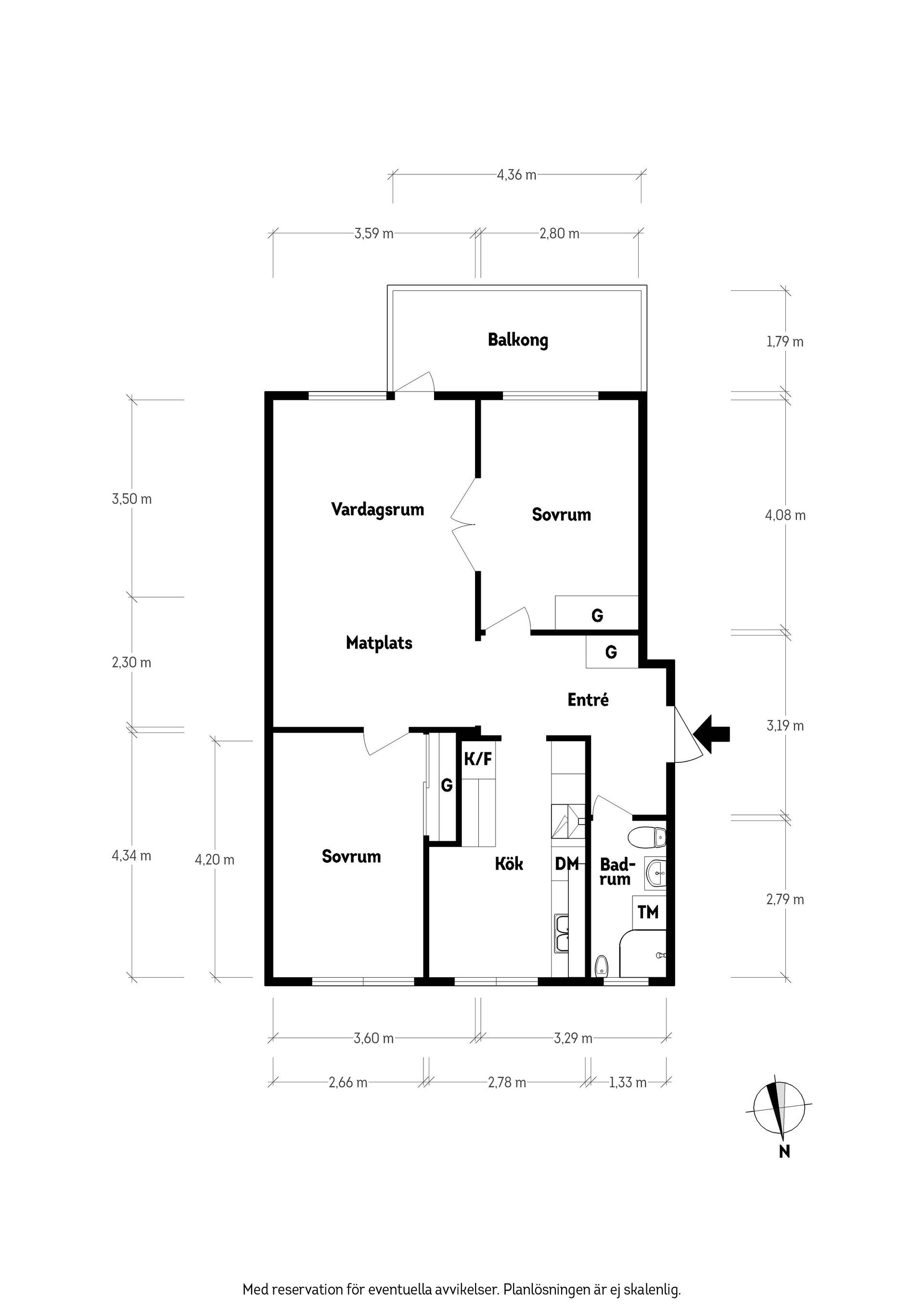 Bostadsrätt, de Geersgatan 20, Lunden, Göteborg