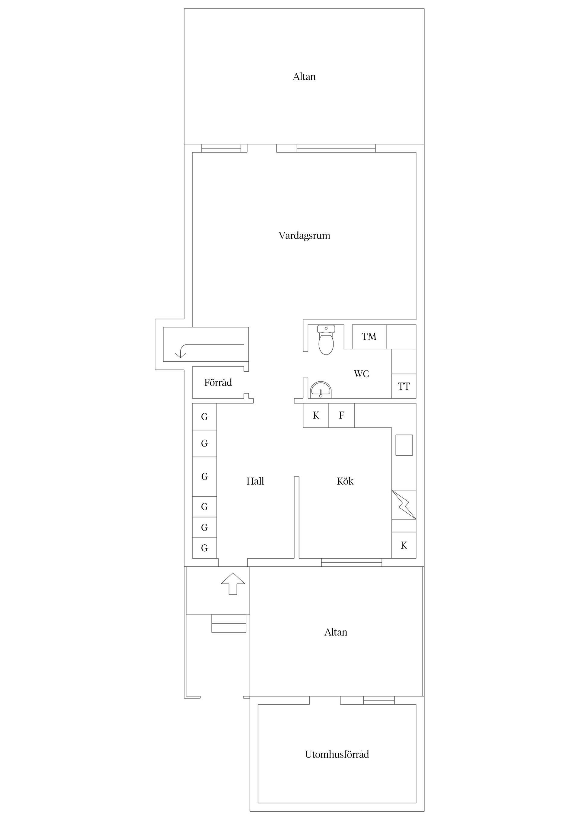 Radhus, Trädgårdsvägen 71, Töjnan, Sollentuna