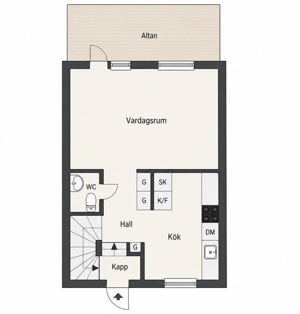 Bostadsrätt, Grönkullavägen 12b, Brännan, Härnösand
