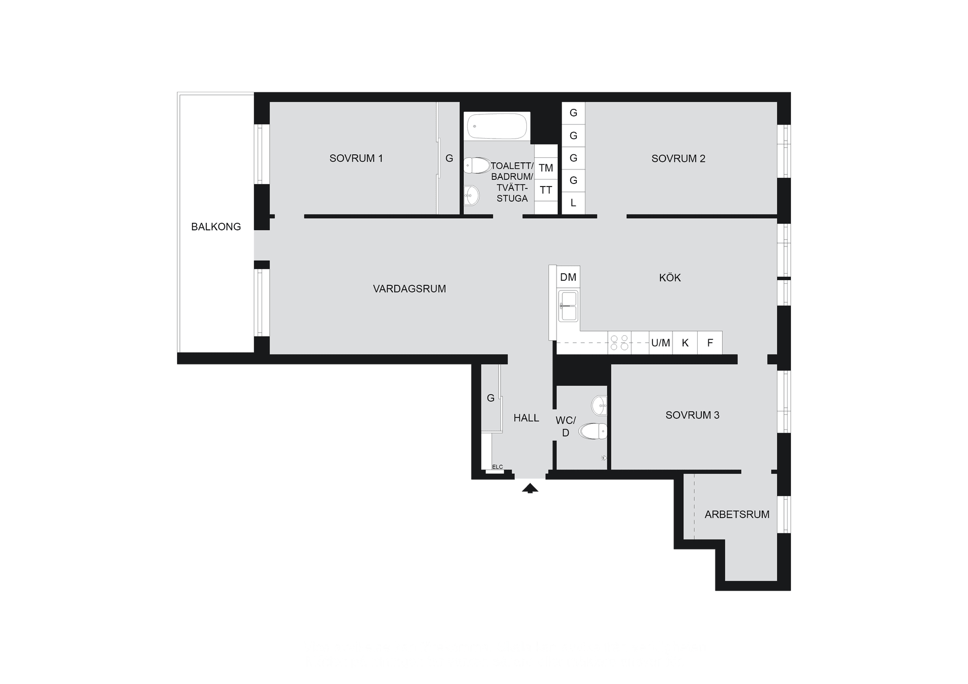 Bostadsrätt, Rosenlundsgatan 32b, 2tr, Södermalm/Mariatorget , Stockholm