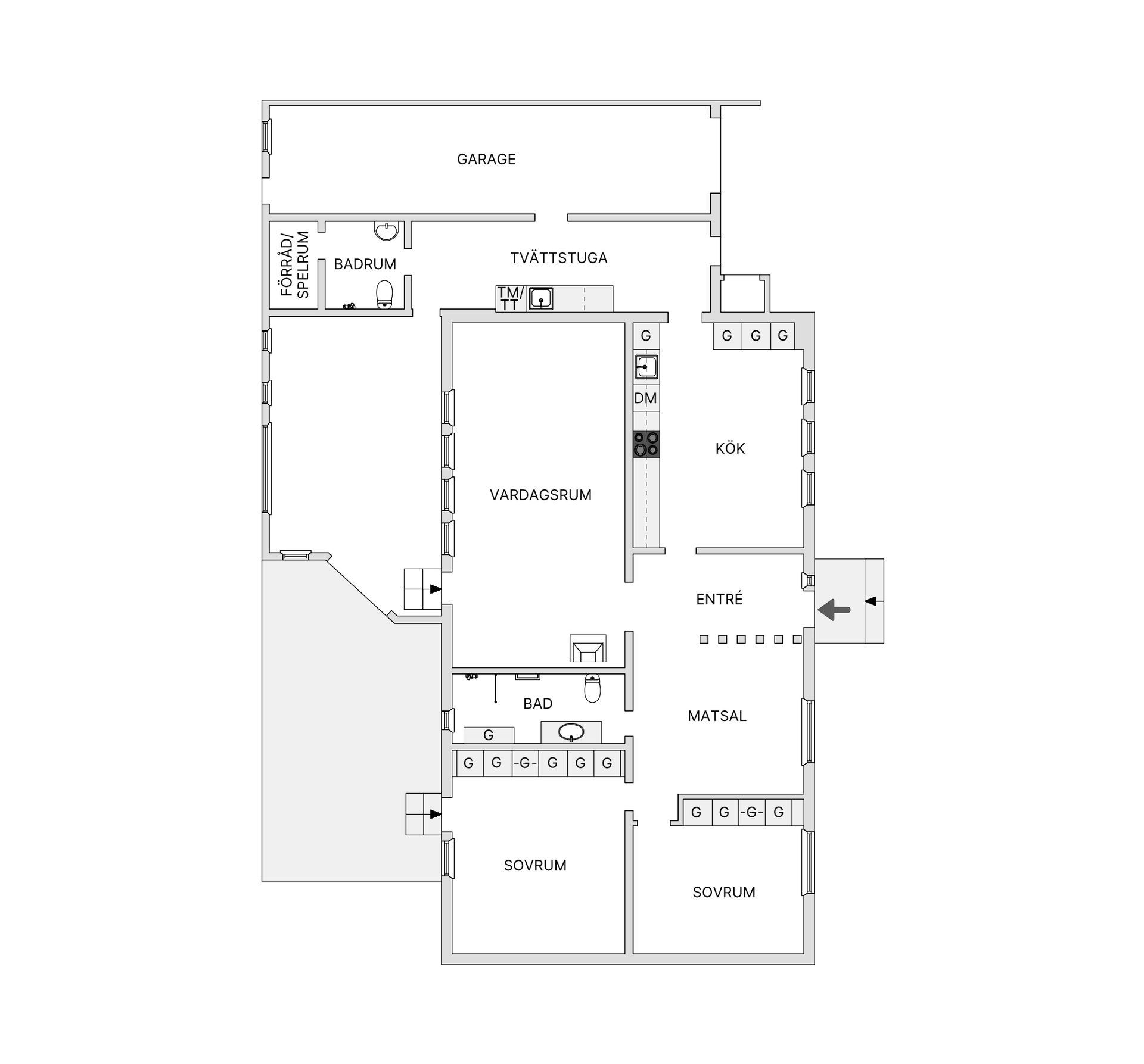 Villa, Norrabergsgatan 7, Annelund, Ljungby