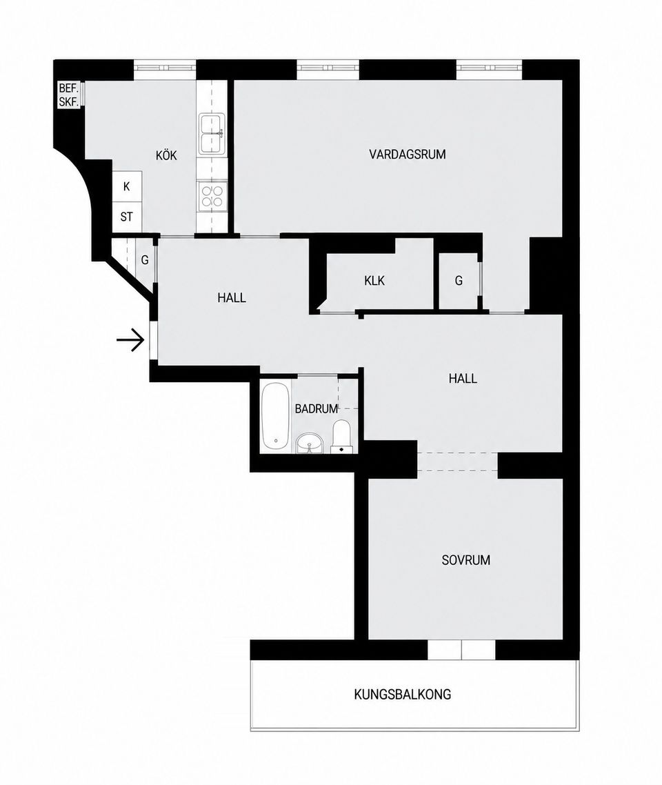 Bostadsrätt, Ploggatan 4, Södermalm - Sofia, Stockholm