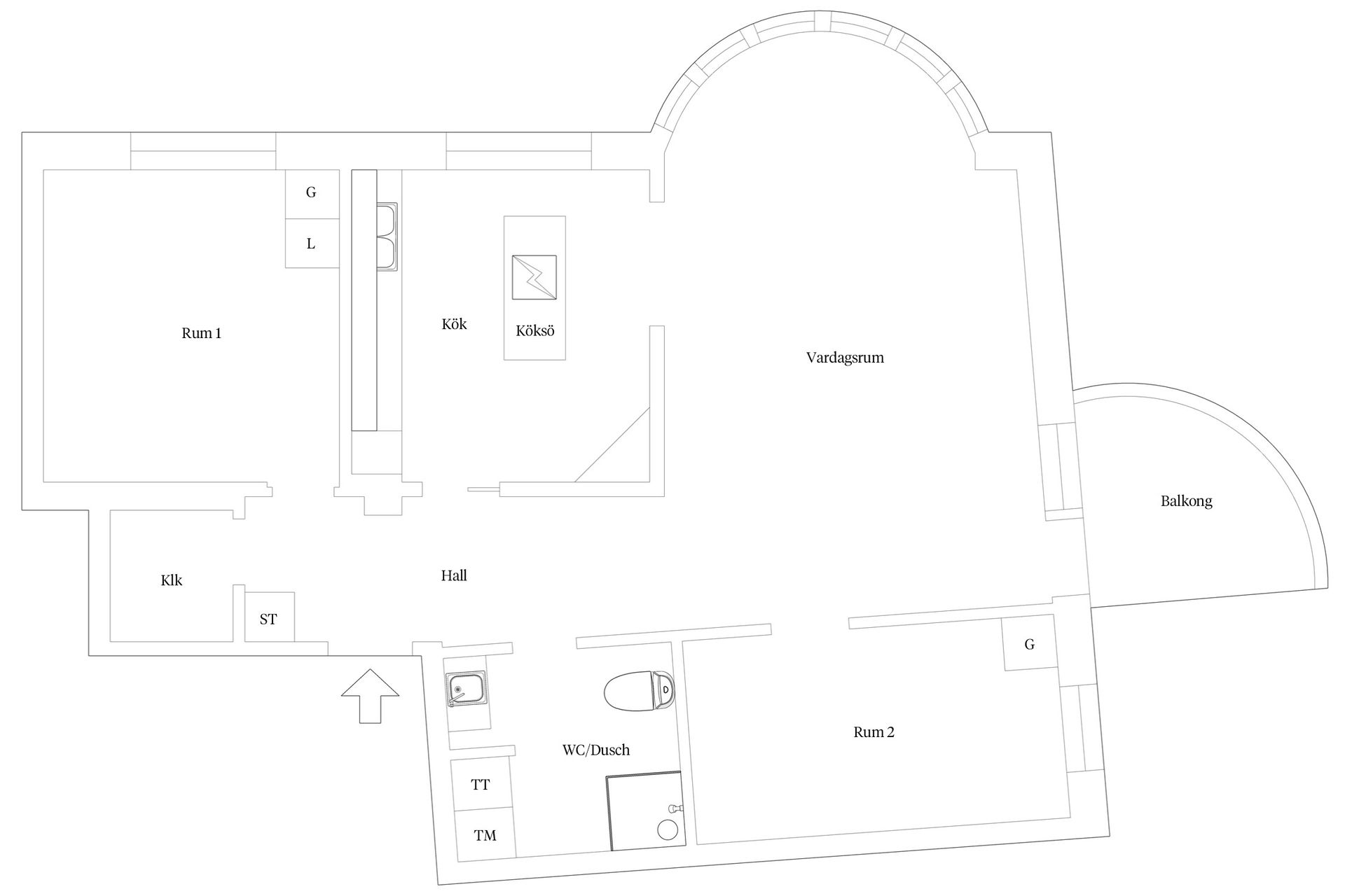 Bostadsrätt, Margaretavägen 3A, Möllevången, Lund