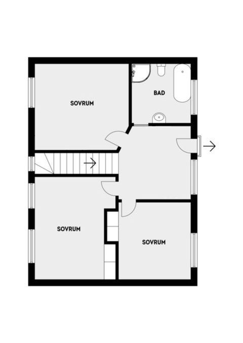 Radhus, Kavallerivägen 10B, Västra Bällsta, Vallentuna