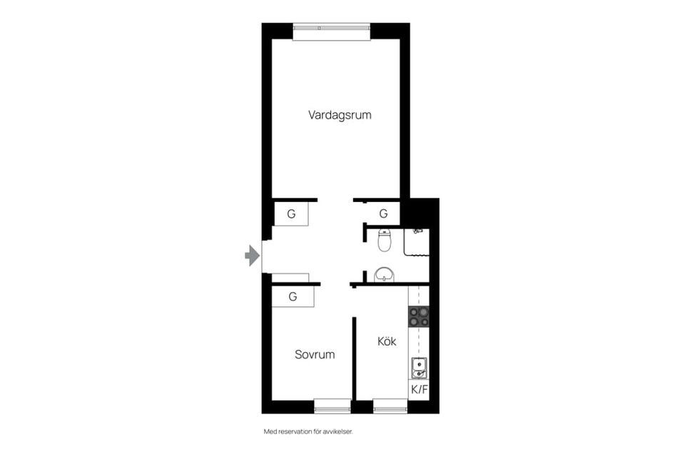 Bostadsrätt, Schantzgatan 10a, Norr, Örebro