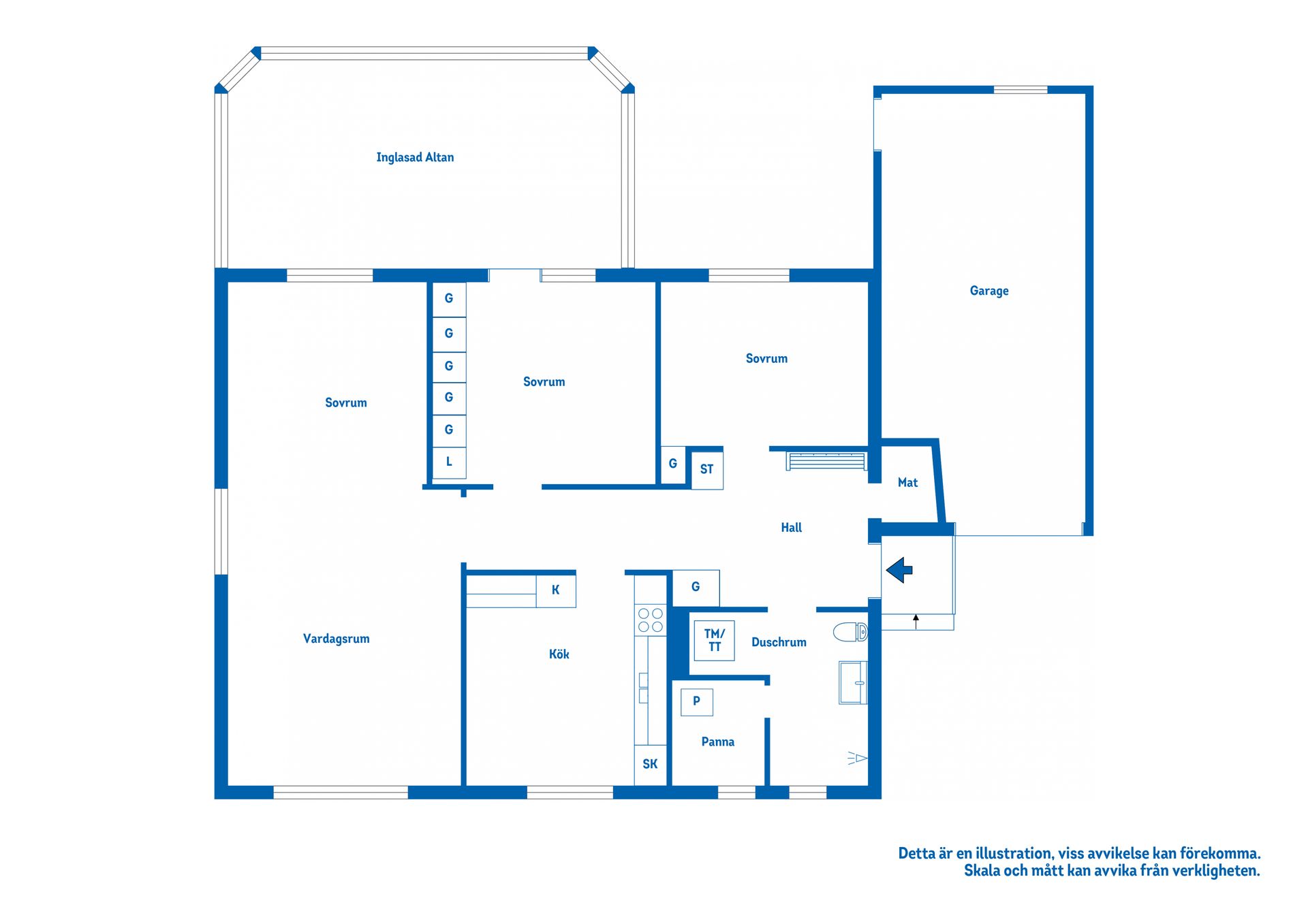 Villa, Kolstuguvägen 16, Katrineholm Nävertorp, Katrineholm