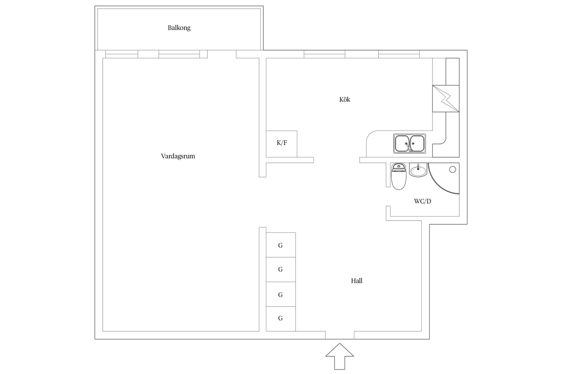 Bostadsrätt, Södergatan 38H, Eslöv - Centralt, Eslöv