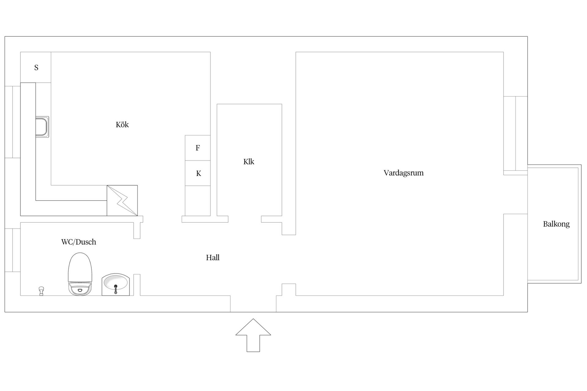 Bostadsrätt, Bryggaregatan 22A, Väster, Lund