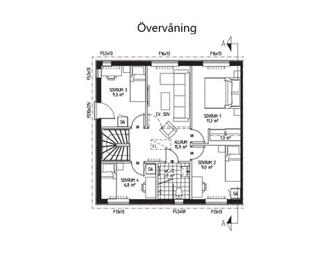 Radhus, Stockvägen 5D, Länna, Huddinge