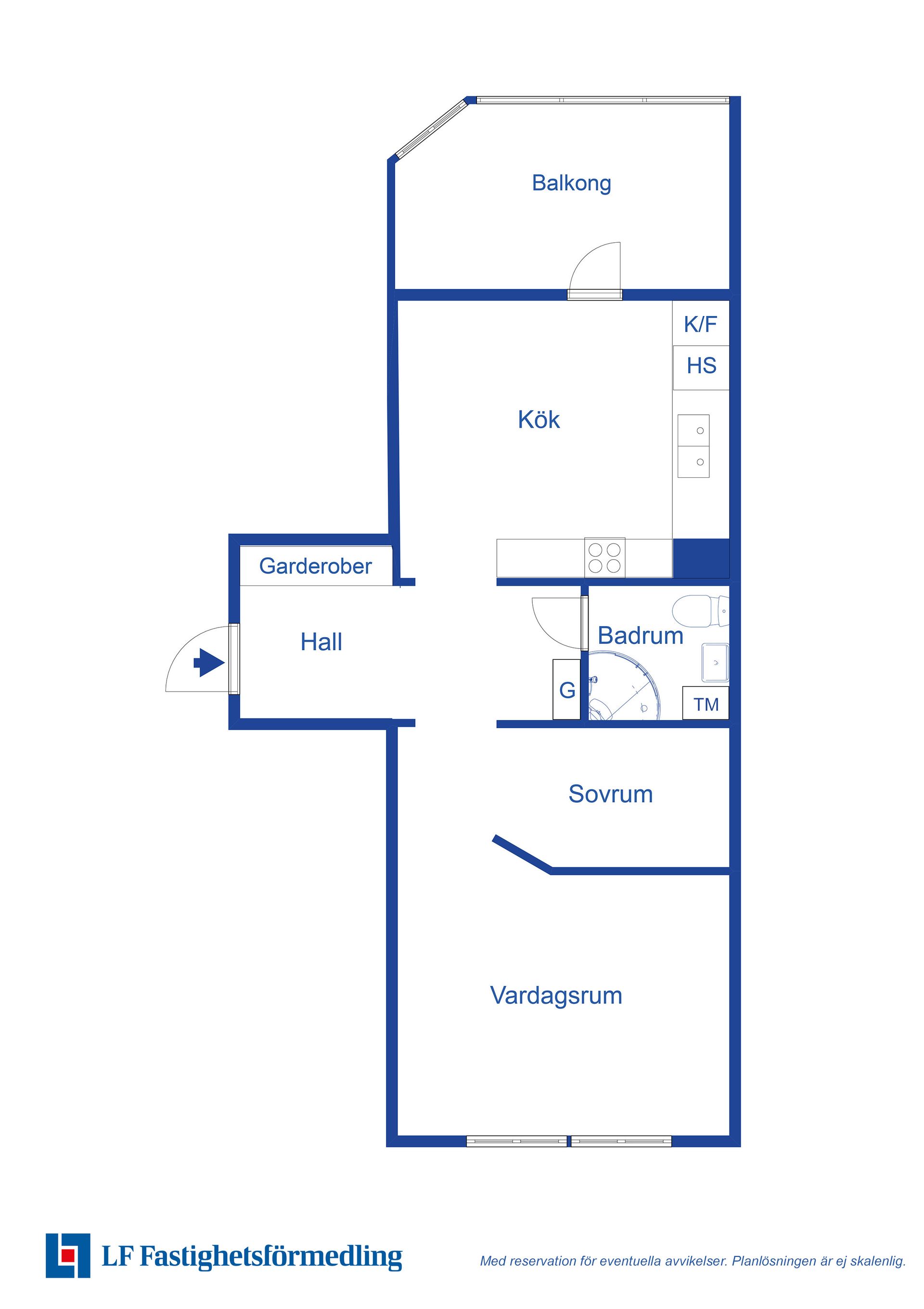 Bostadsrätt, Hyllegatan 6 C, Solbacken, Ystad