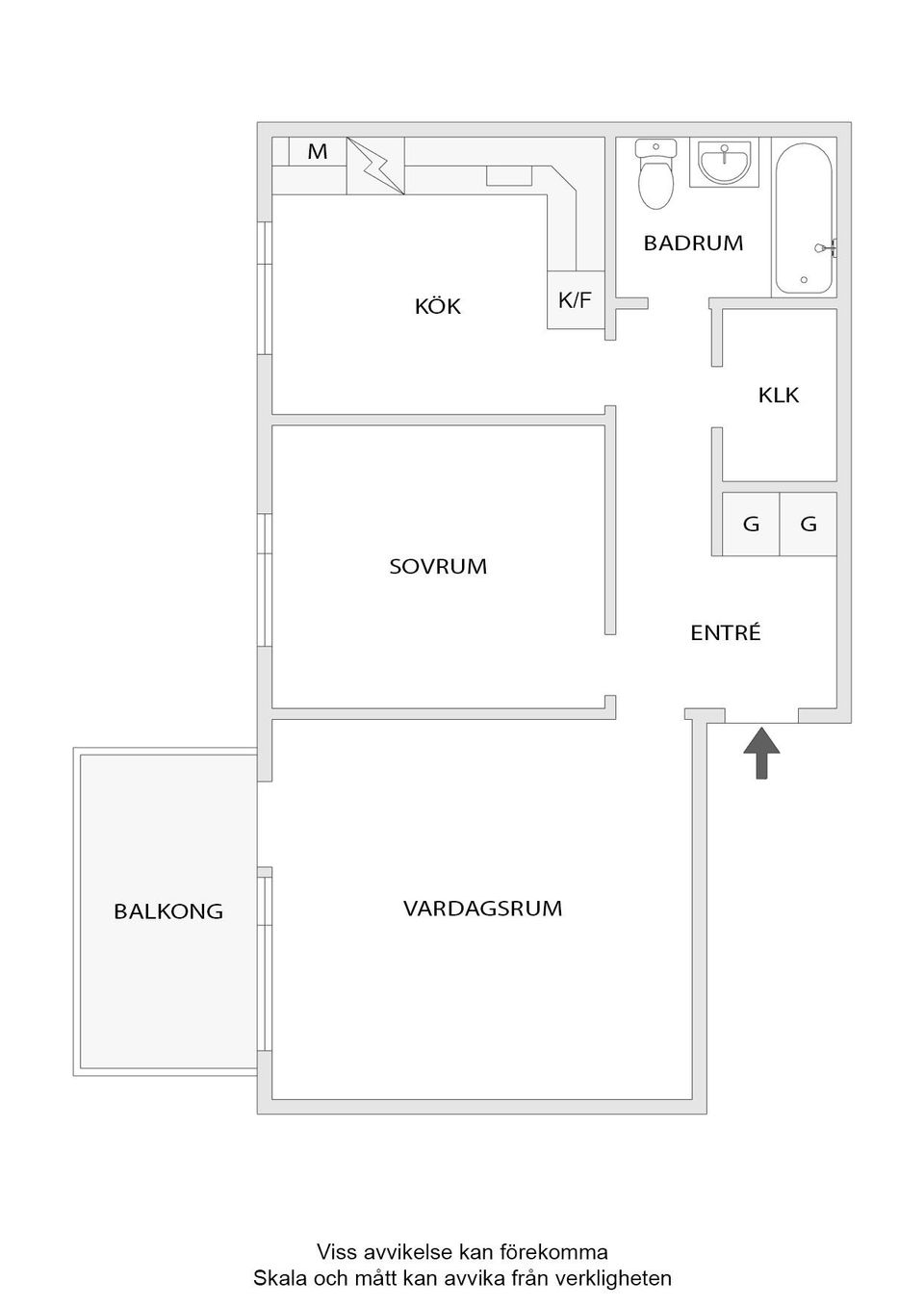 Bostadsrätt, Klorvägen 6A, Bohus, Ale