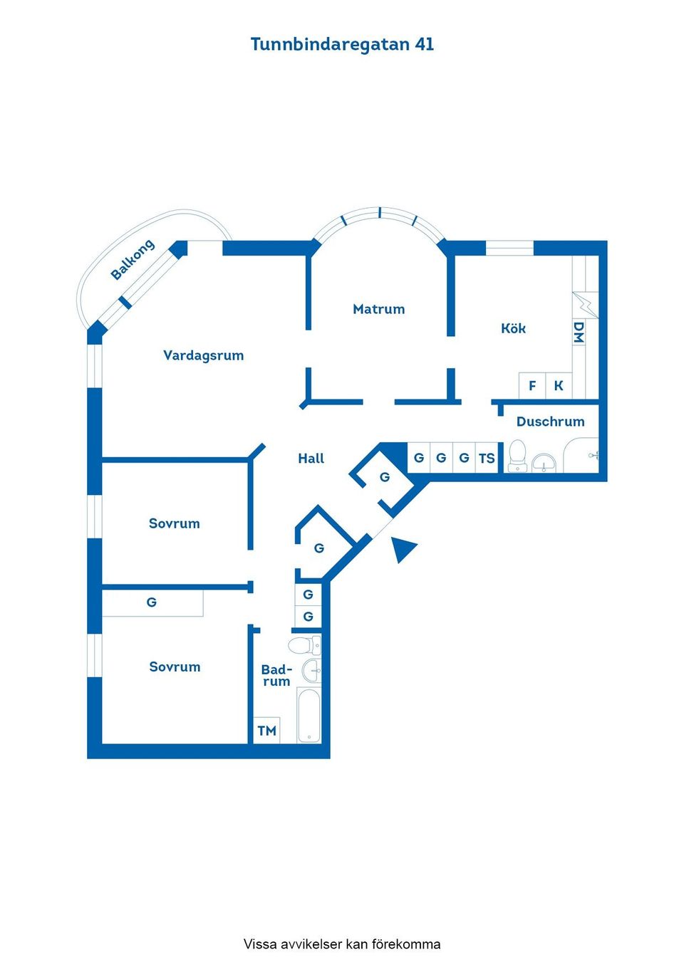 Bostadsrätt, Tunnbindaregatan 41, Centralt, Norrköping