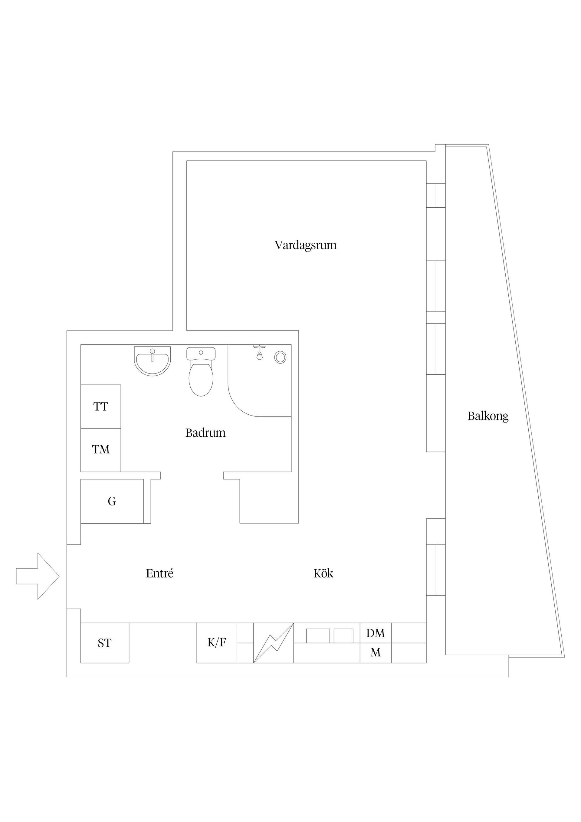 Bostadsrätt, Stationsgatan 34, Centrum Uppsala, Uppsala