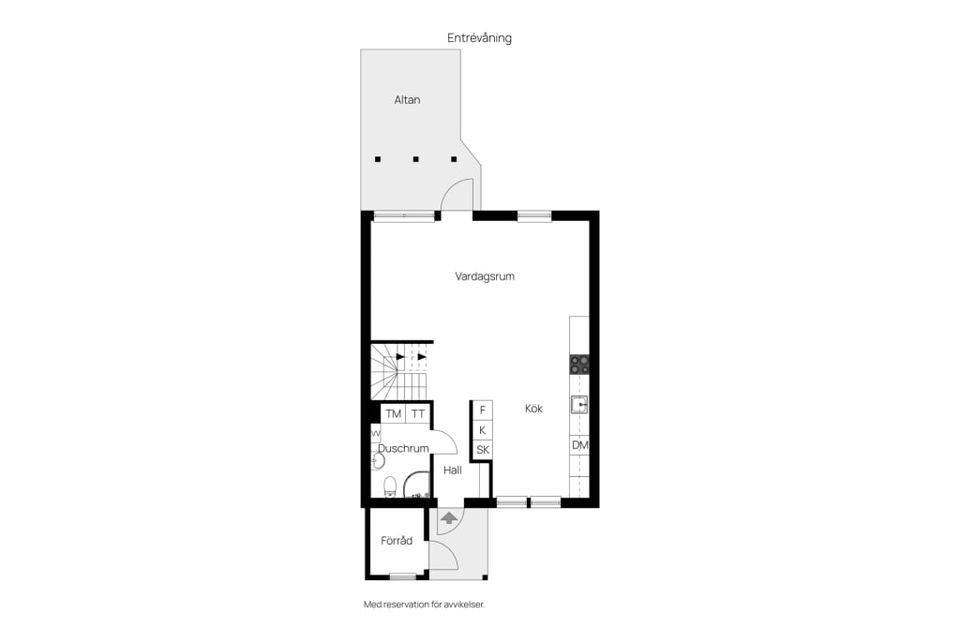 Radhus, Koltrastvägen 94, Stenhammar, Härnösand
