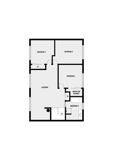 Radhus, Miklagårdsvägen 23, Täby Kyrkby, Täby