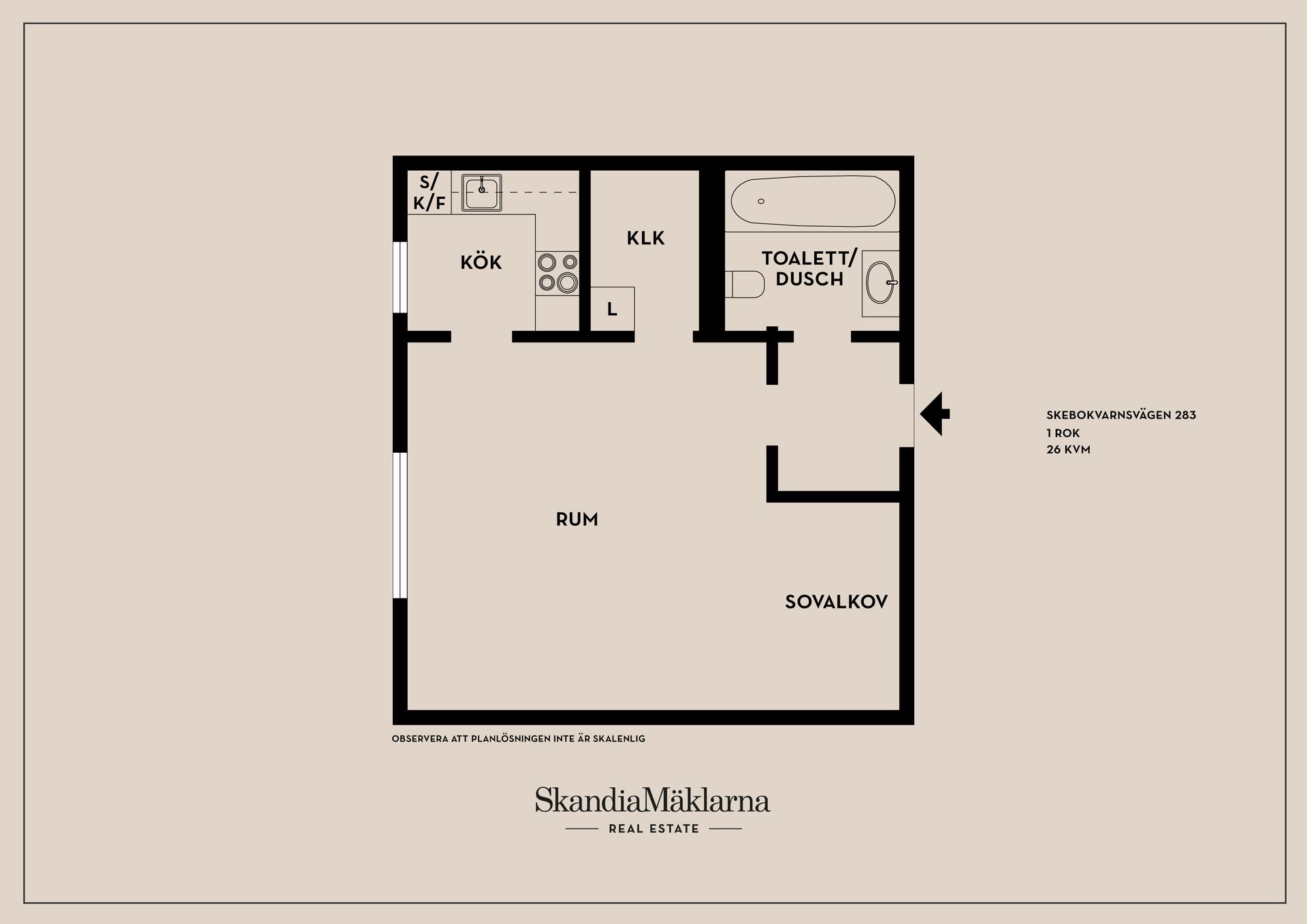 Bostadsrätt, Skebokvarnsvägen 283, Högdalen, Stockholm