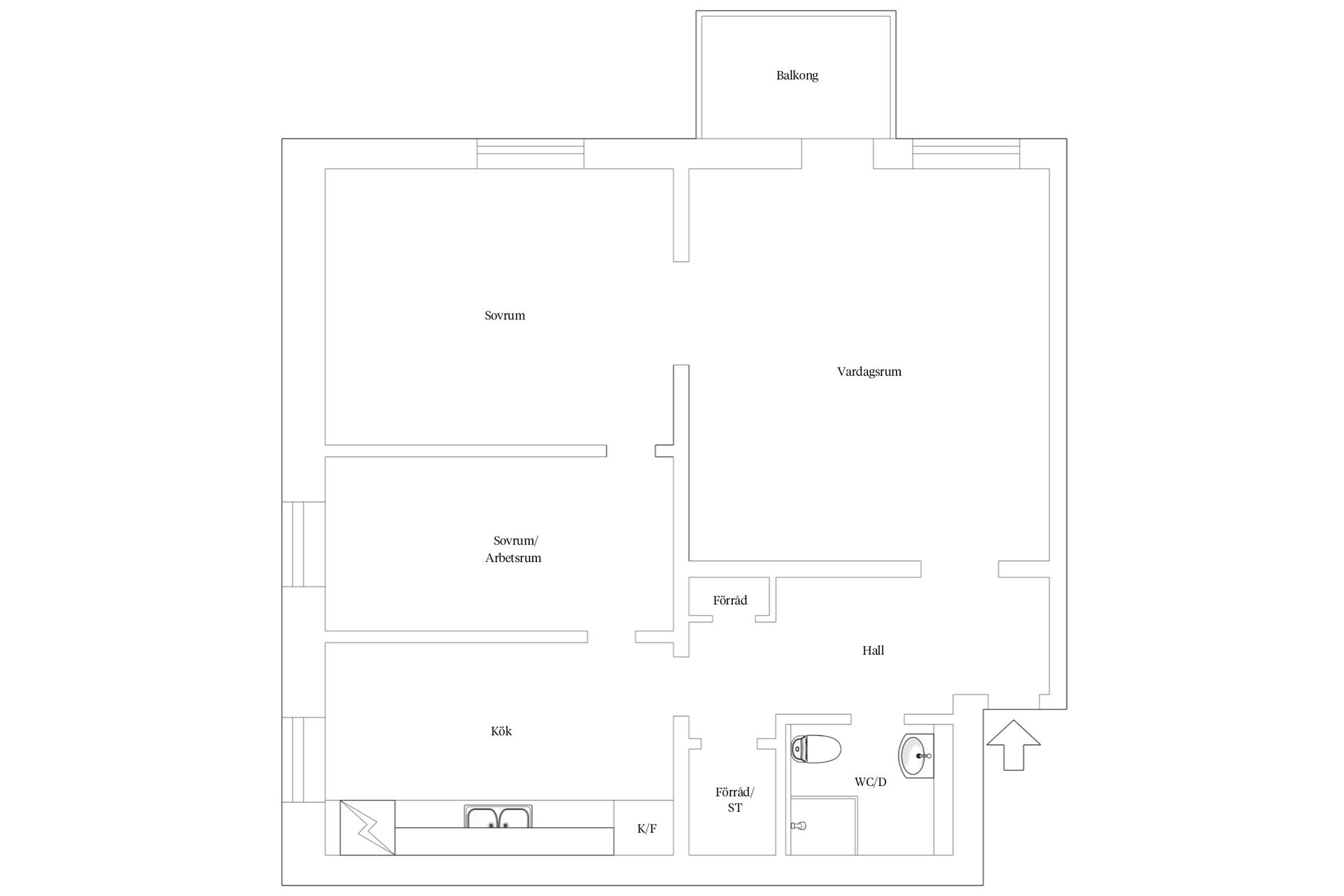 Bostadsrätt, Gjörwellsgatan 15, 3 Tr, Kungsholmen - Marieberg, Stockholm