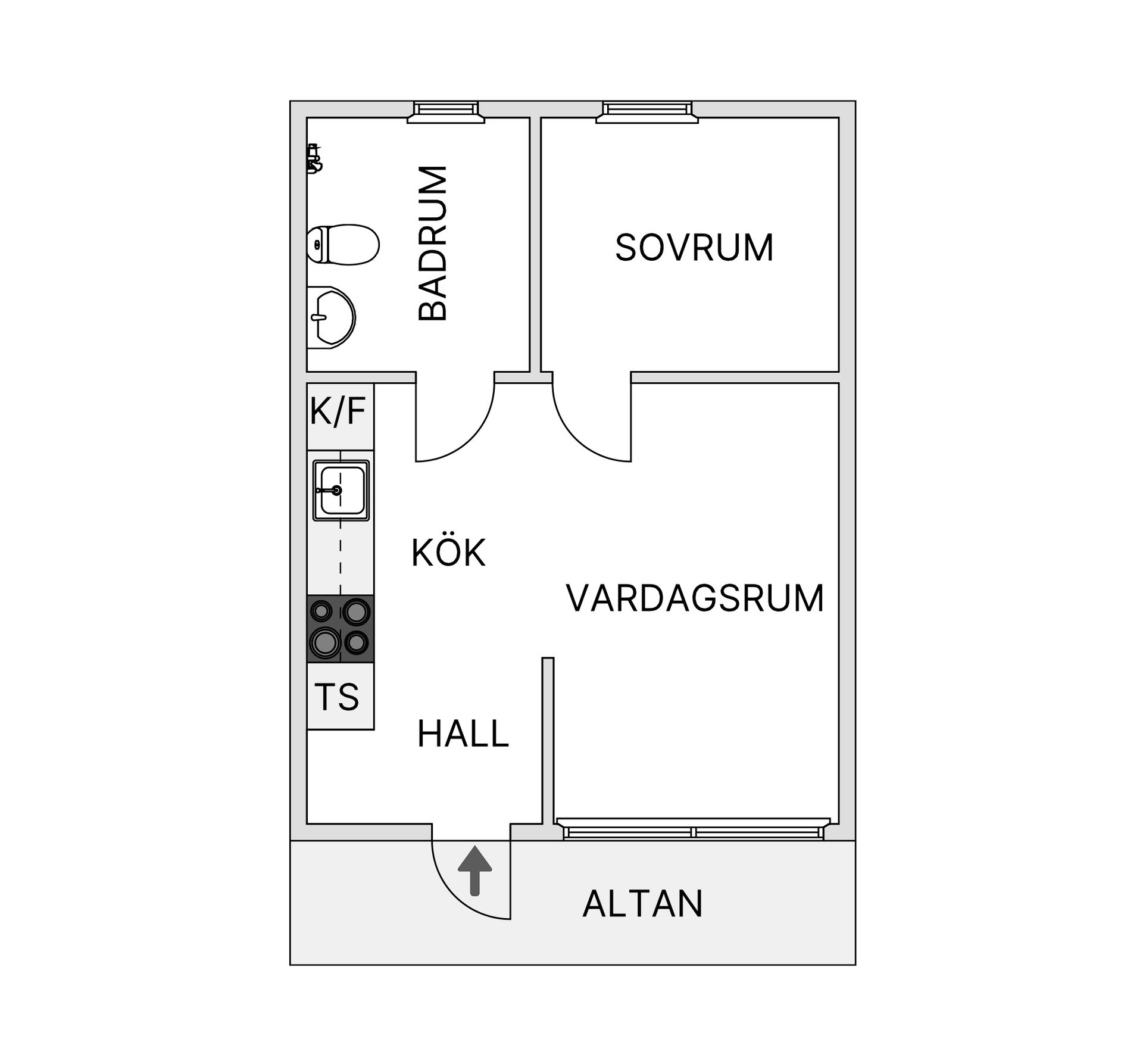 Bostadsrätt, Blå vägen 21 i, Hemavan, Storuman