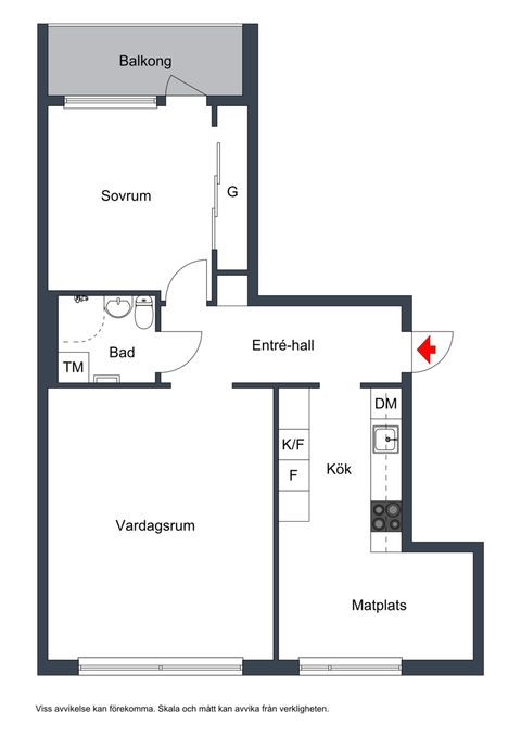 Bostadsrätt, Paradisgatan 21C, Gislaved