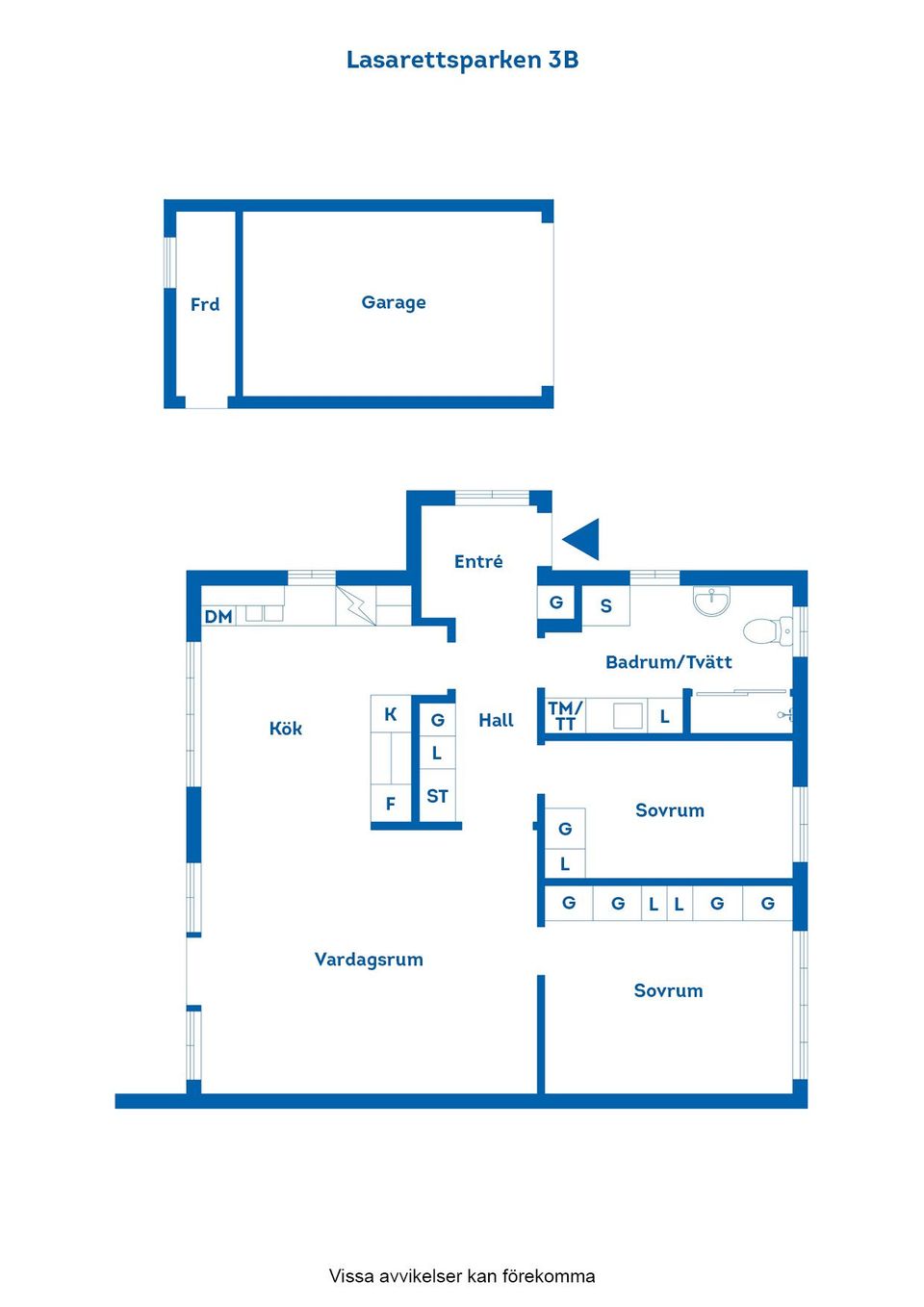 Bostadsrätt, Lasarettsparken 3B, Centralt, Söderköping