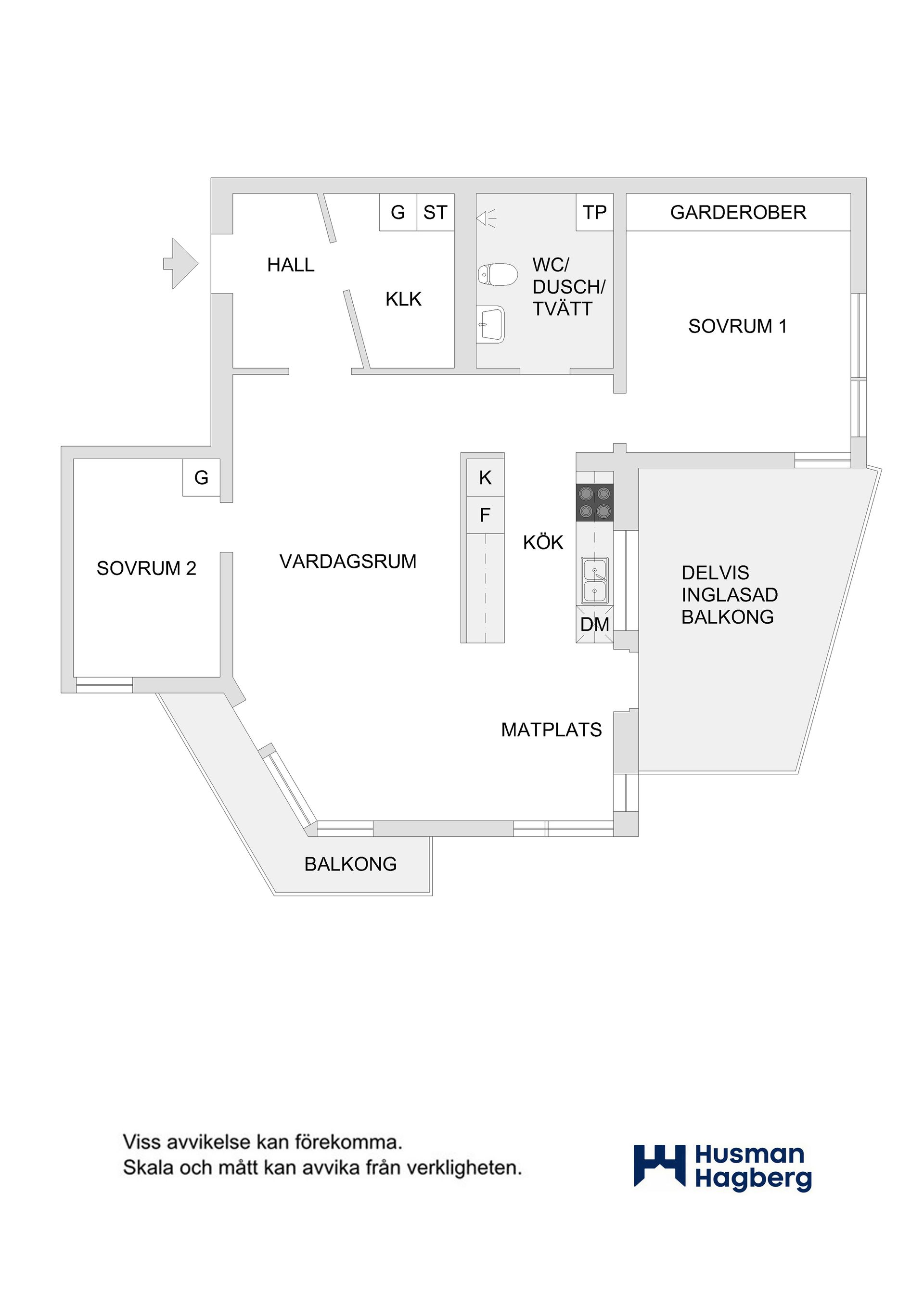 Bostadsrätt, Skeppargatan 3 B, Teg, Umeå