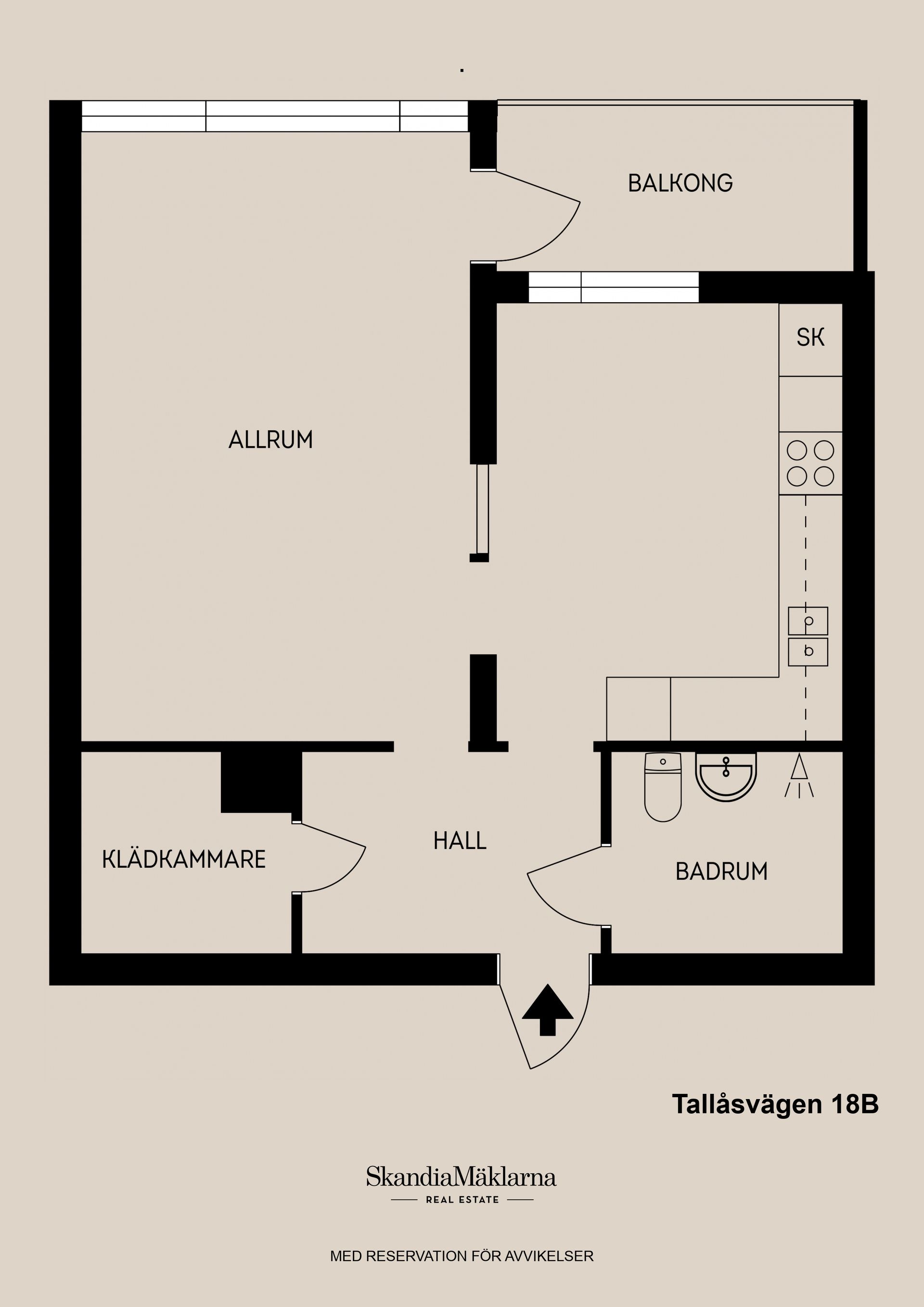 Bostadsrätt, Tallåsvägen 18B, Stigslund, Gävle