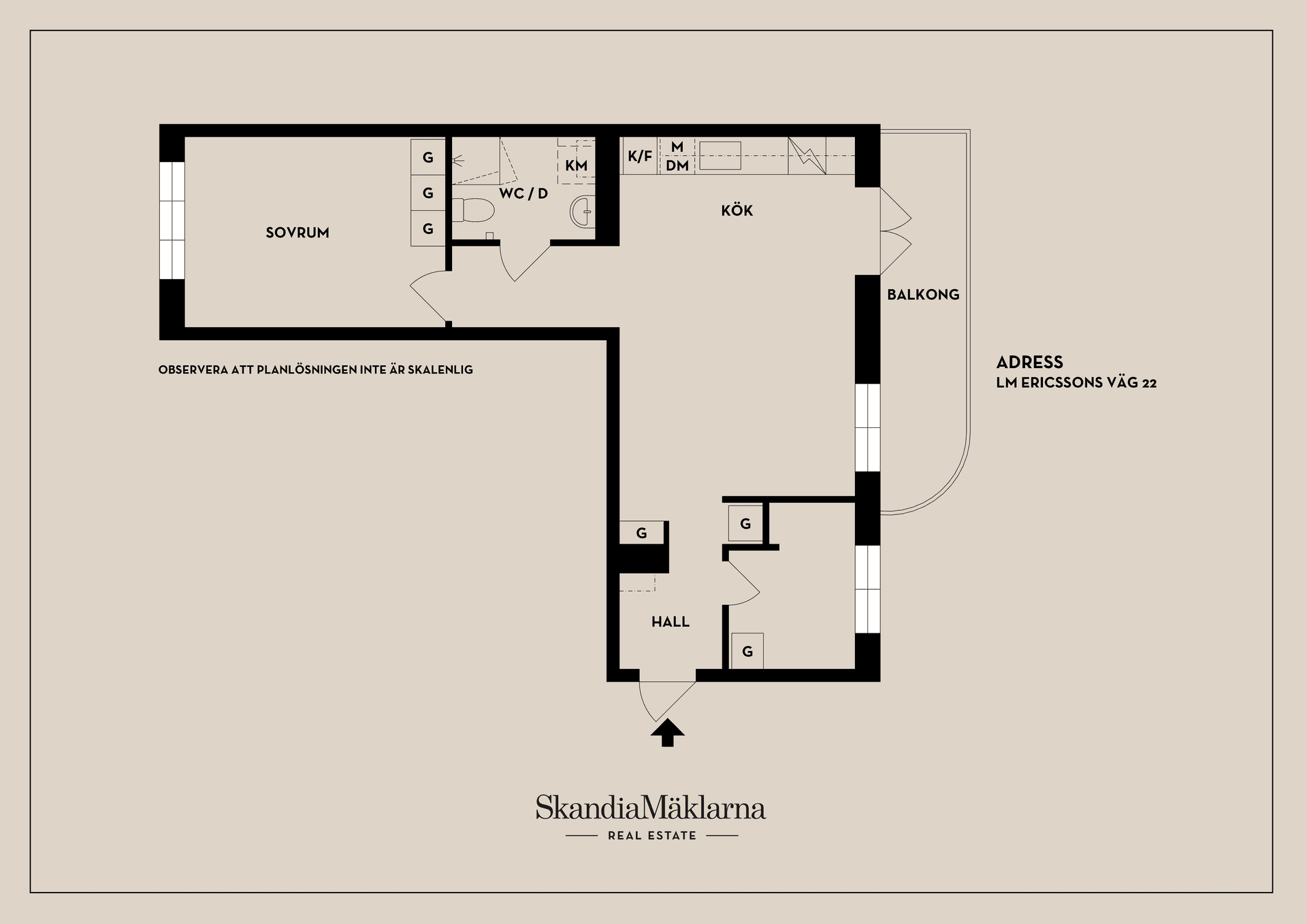 Bostadsrätt, LM Ericssons väg 22, Telefonplan, Stockholm