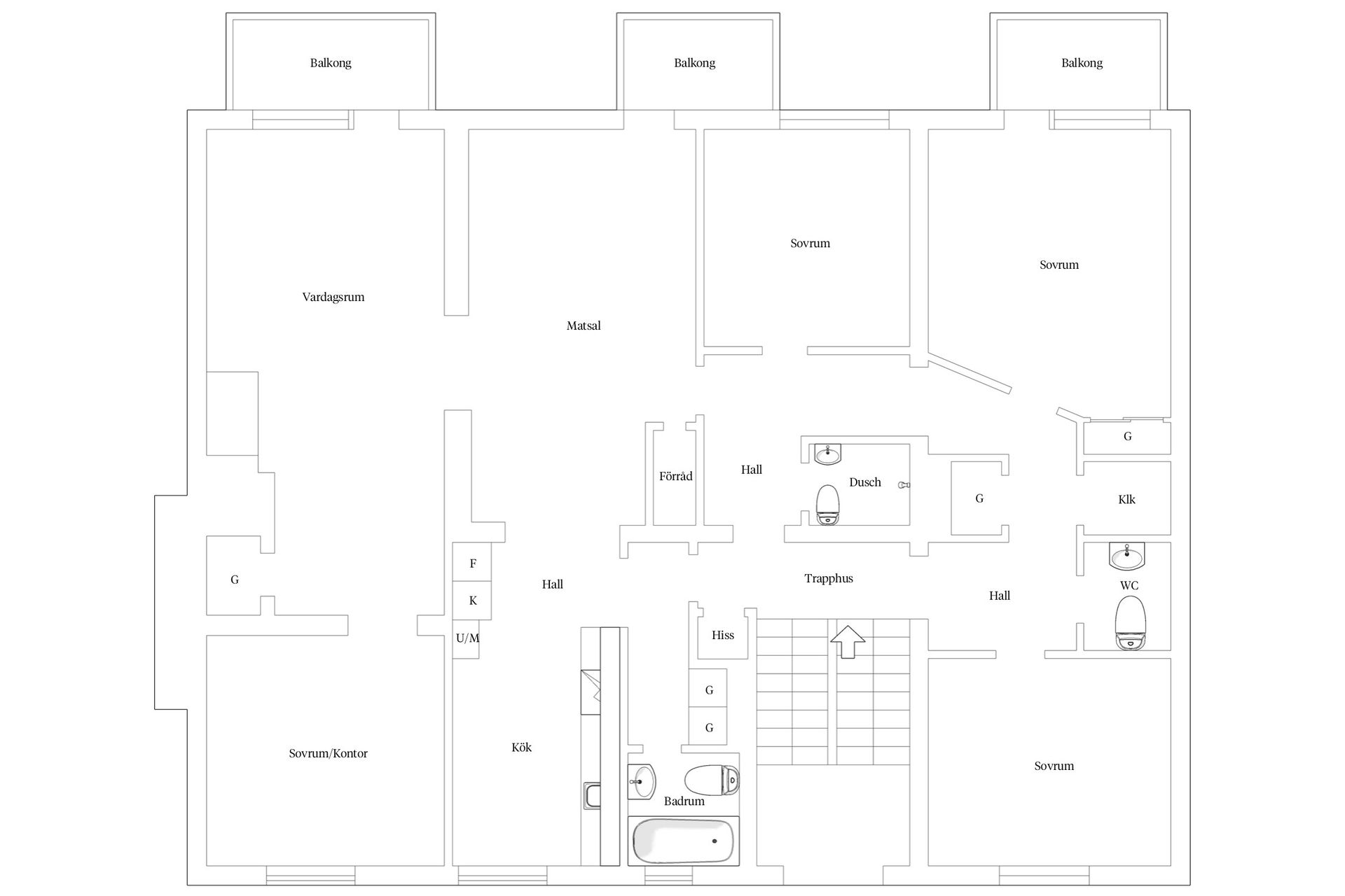 Bostadsrätt, Langenbergsgatan 6B, Blåsbo, Västerås