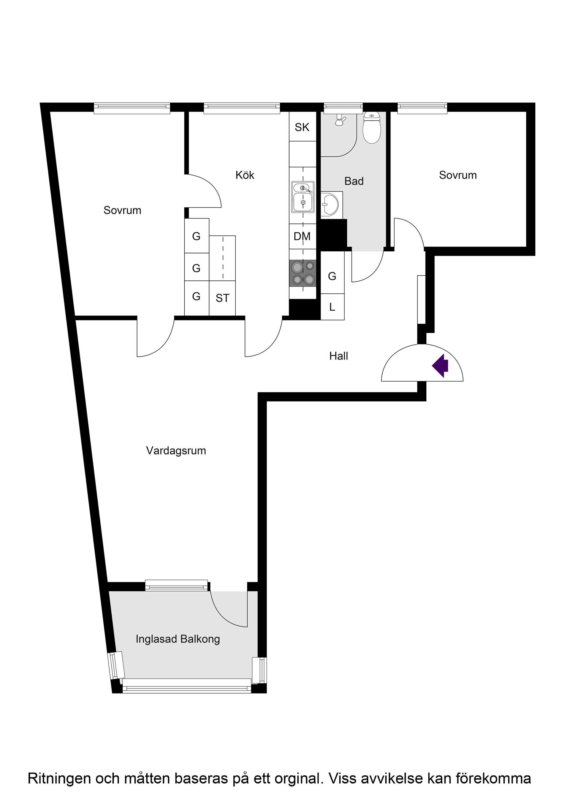 Bostadsrätt, Smedvägen 22, Kallhäll, Järfälla