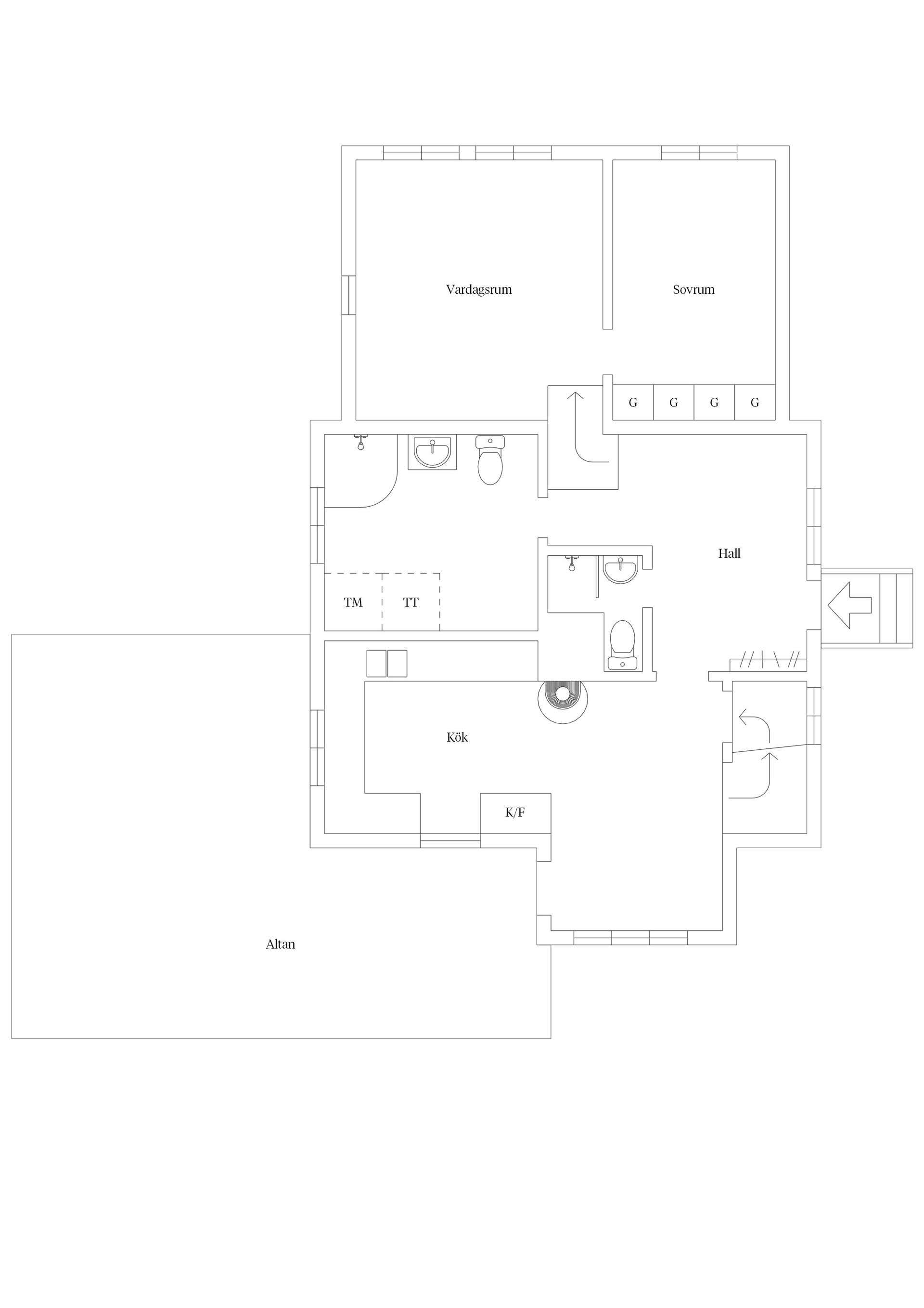 Villa, Västra vägen 86, Granlo, Sundsvall