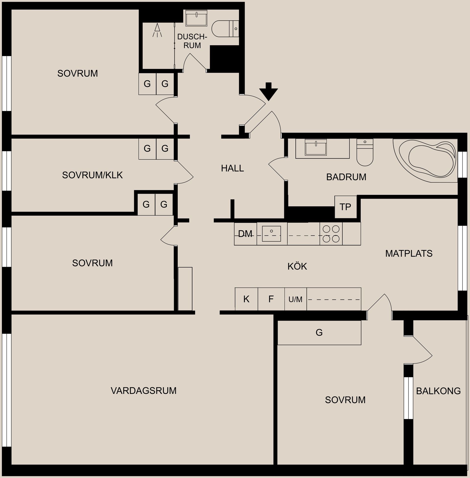 Bostadsrätt, Pinnmogatan 25, Vilbergen, Norrköping