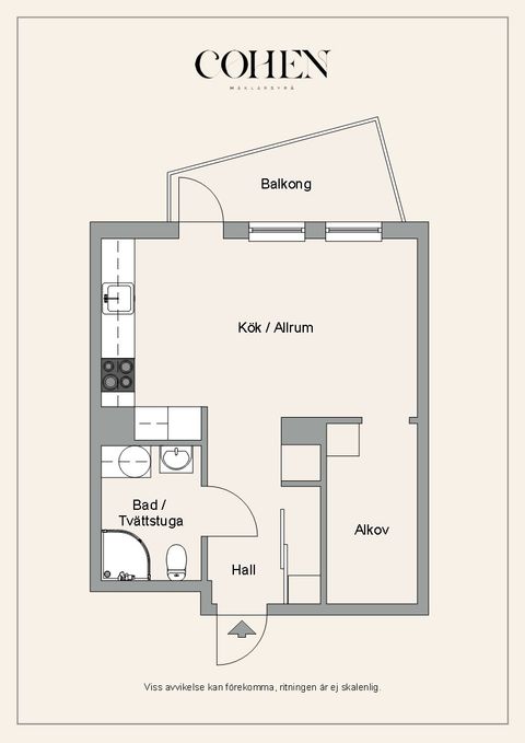Bostadsrätt, Portalgatan 92, Kapellgärdet, Uppsala