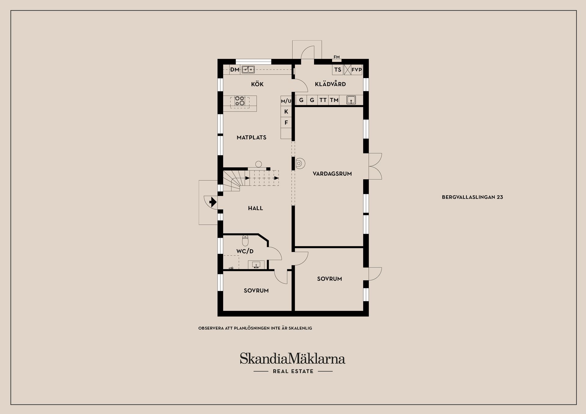 Villa, Bergvallaslingan 23, Nykil, Linköping