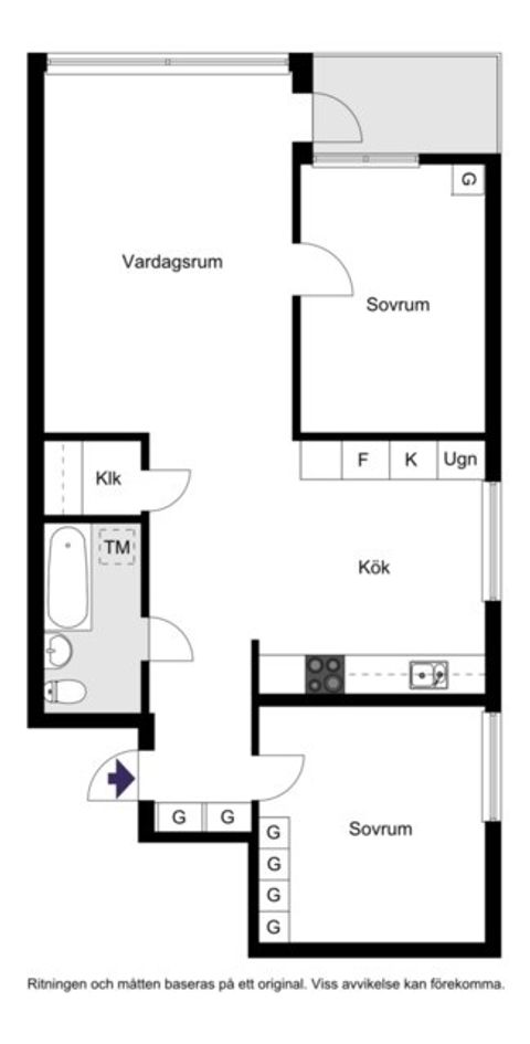 Bostadsrätt, Släggbacken 8, Huvudsta, Solna